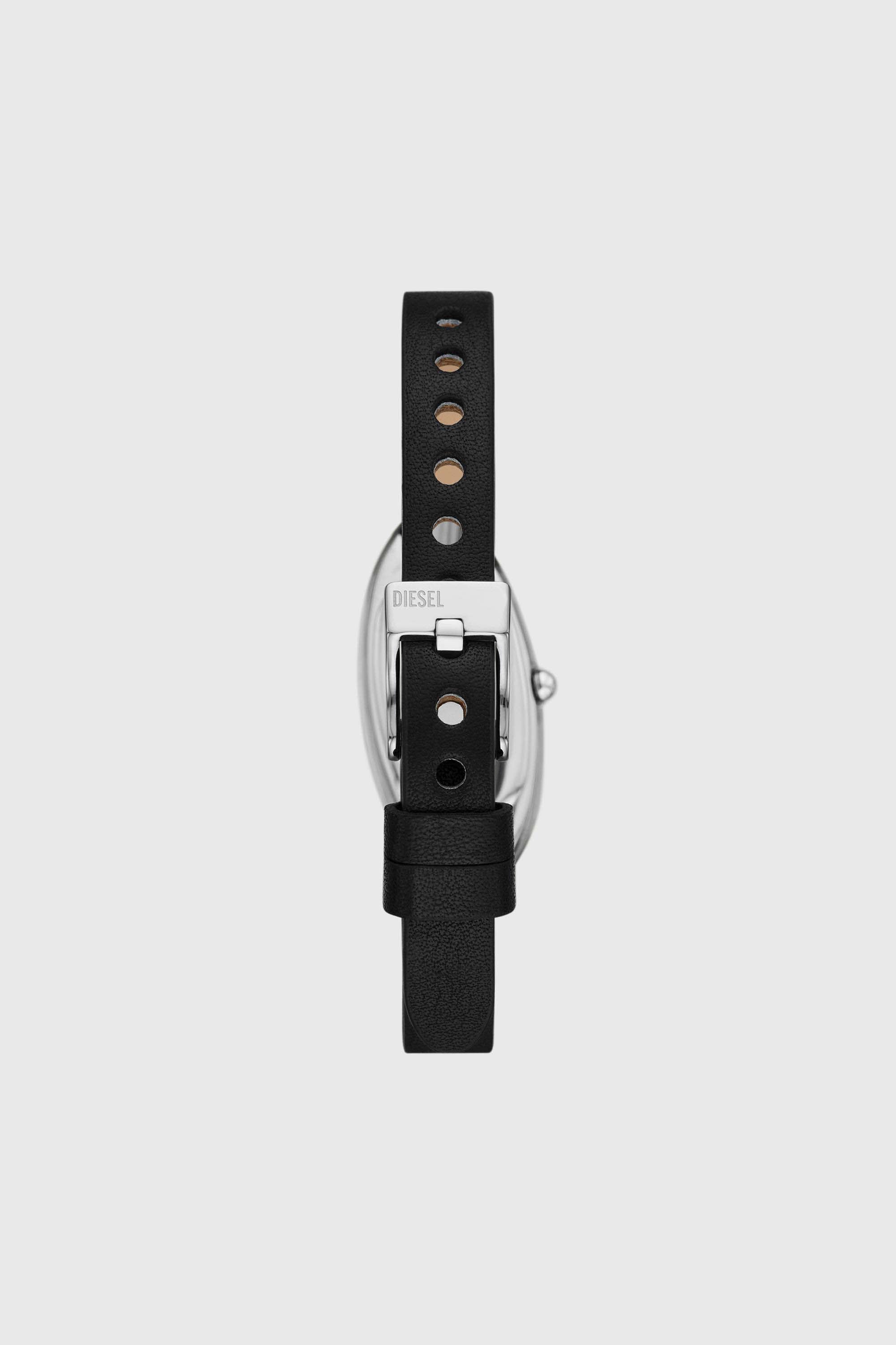 Diesel - DZ5612 WATCH, Female's D-Era Two -Hand Black Leather Watch in ブラック - 2