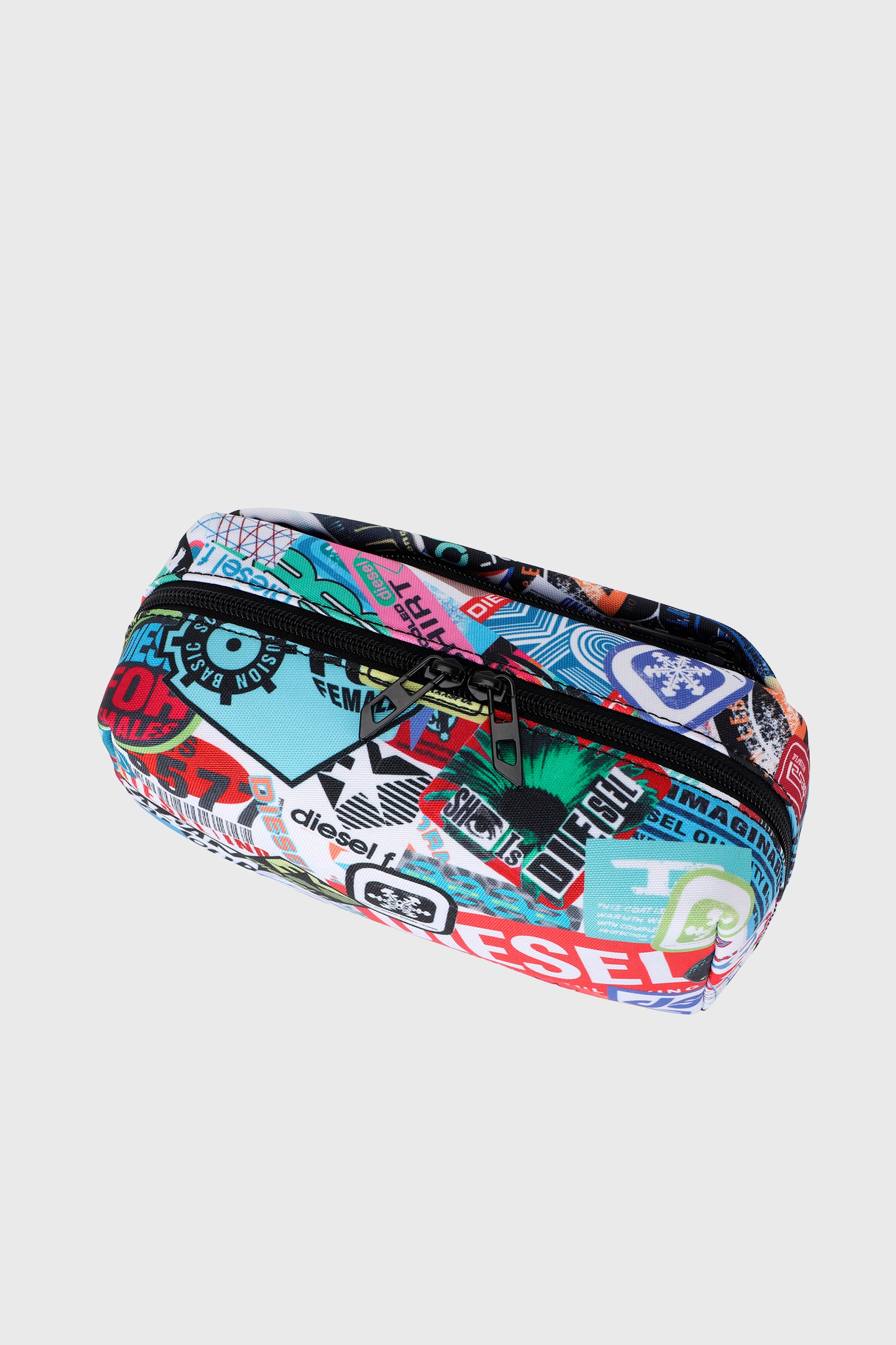Diesel - DIESEL PC PRINTED BEAUTY CASE-STICKERS-, Unisex's Beauty case with stickers in マルチカラー - 5