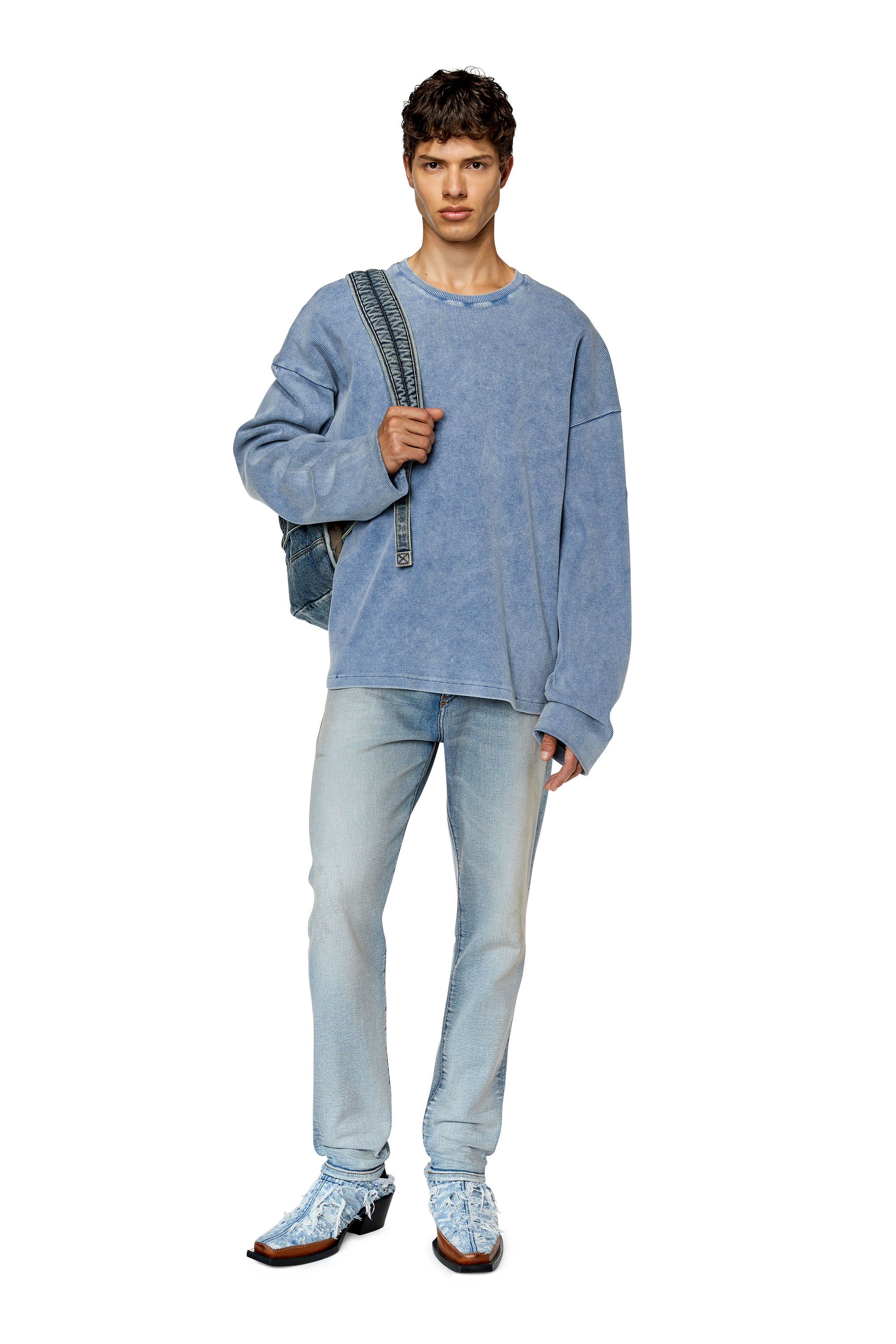 Diesel - Slim Jeans 2019 D-Strukt 09E84, ライトブルー - Image 4