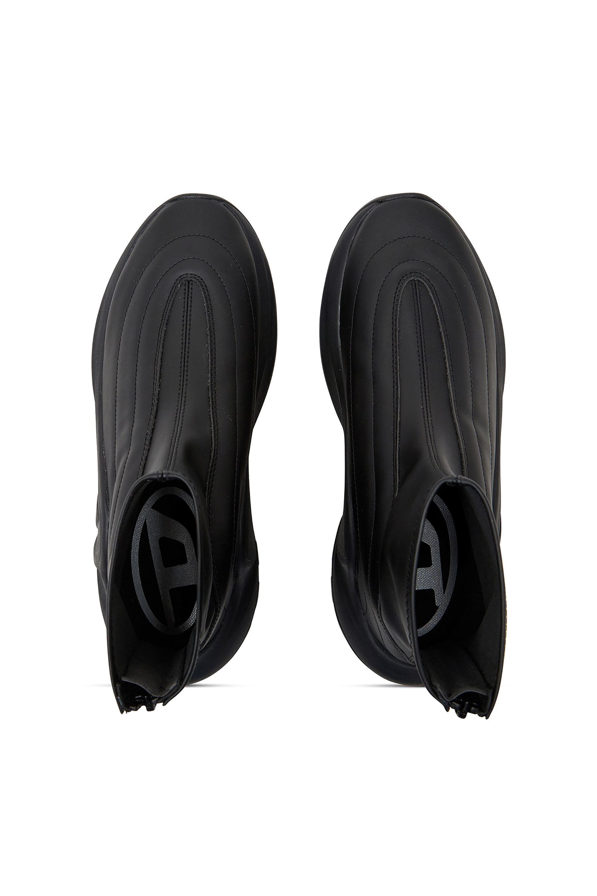 Diesel - S-D-RUNNER BOOTIE X, Unisex's ショートブーツ in ブラック - 5