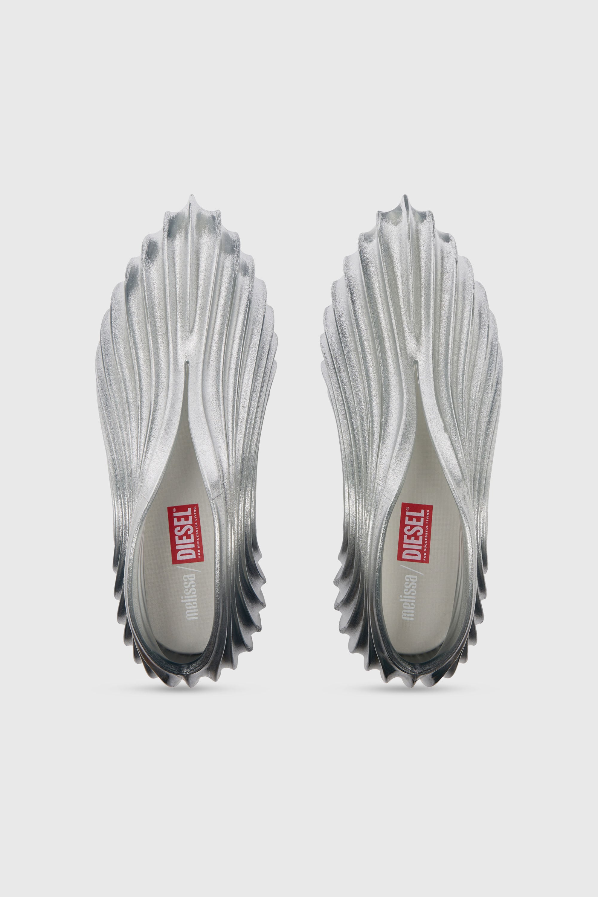 Diesel - MELISSA QUANTUM SNEAKERS X, Unisex's スリッポンスニーカー in シルバー - 6