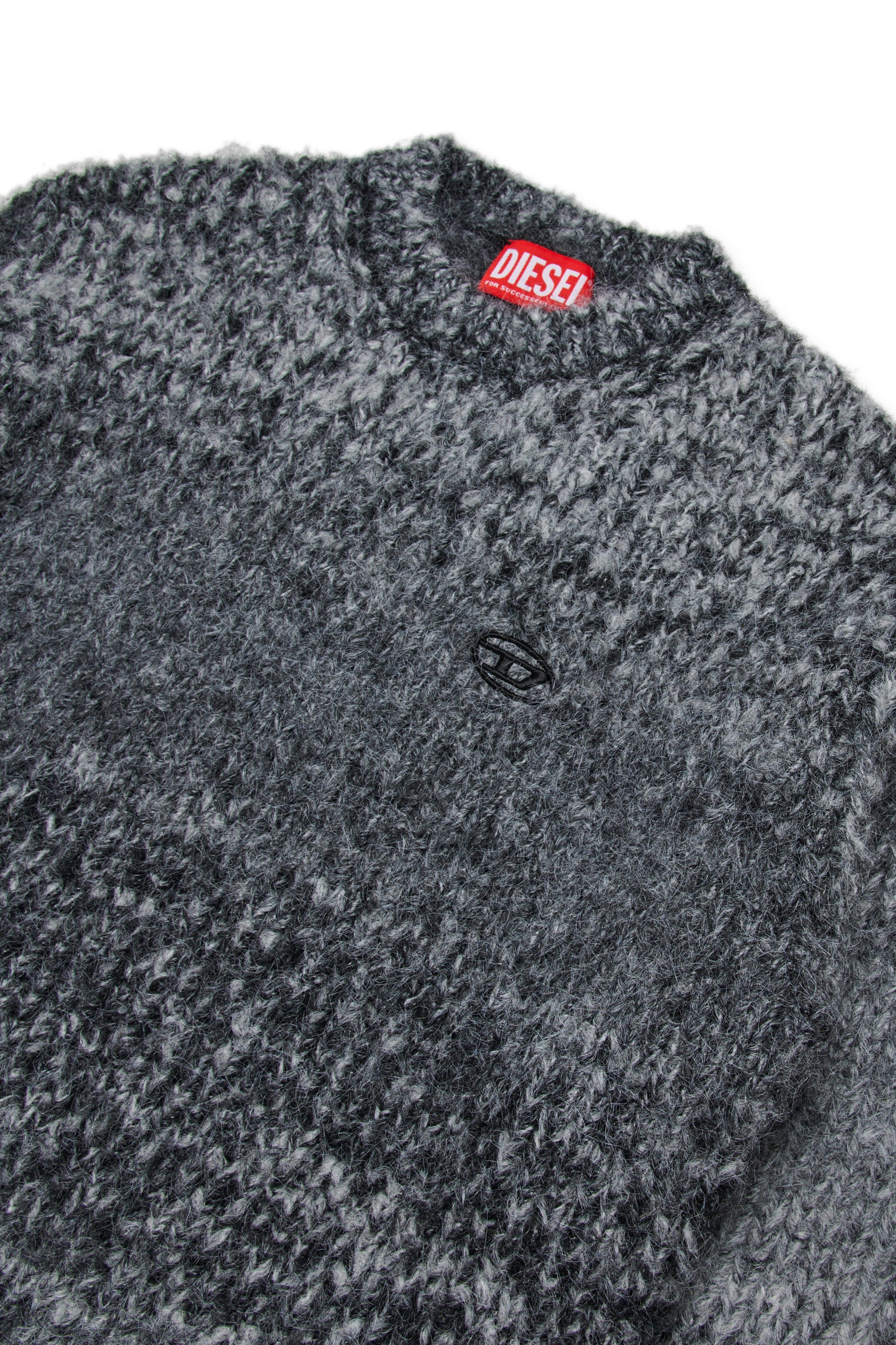 Diesel - KRASTA OVER, Unisex's プルオーバーニット in ブラック - 3