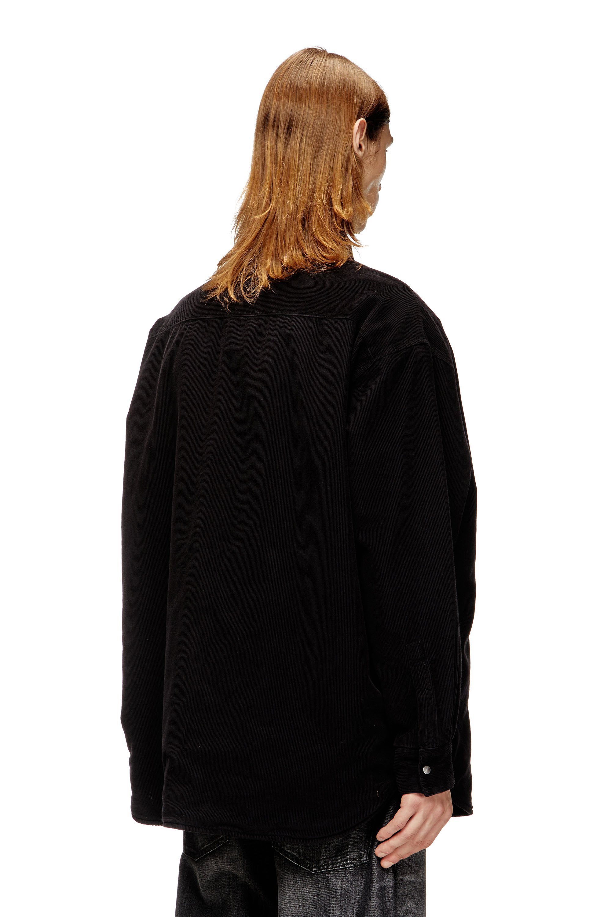 Diesel - S-BAGGY-PADD-HGBK, Male's 長袖シャツ in ブラック - 4