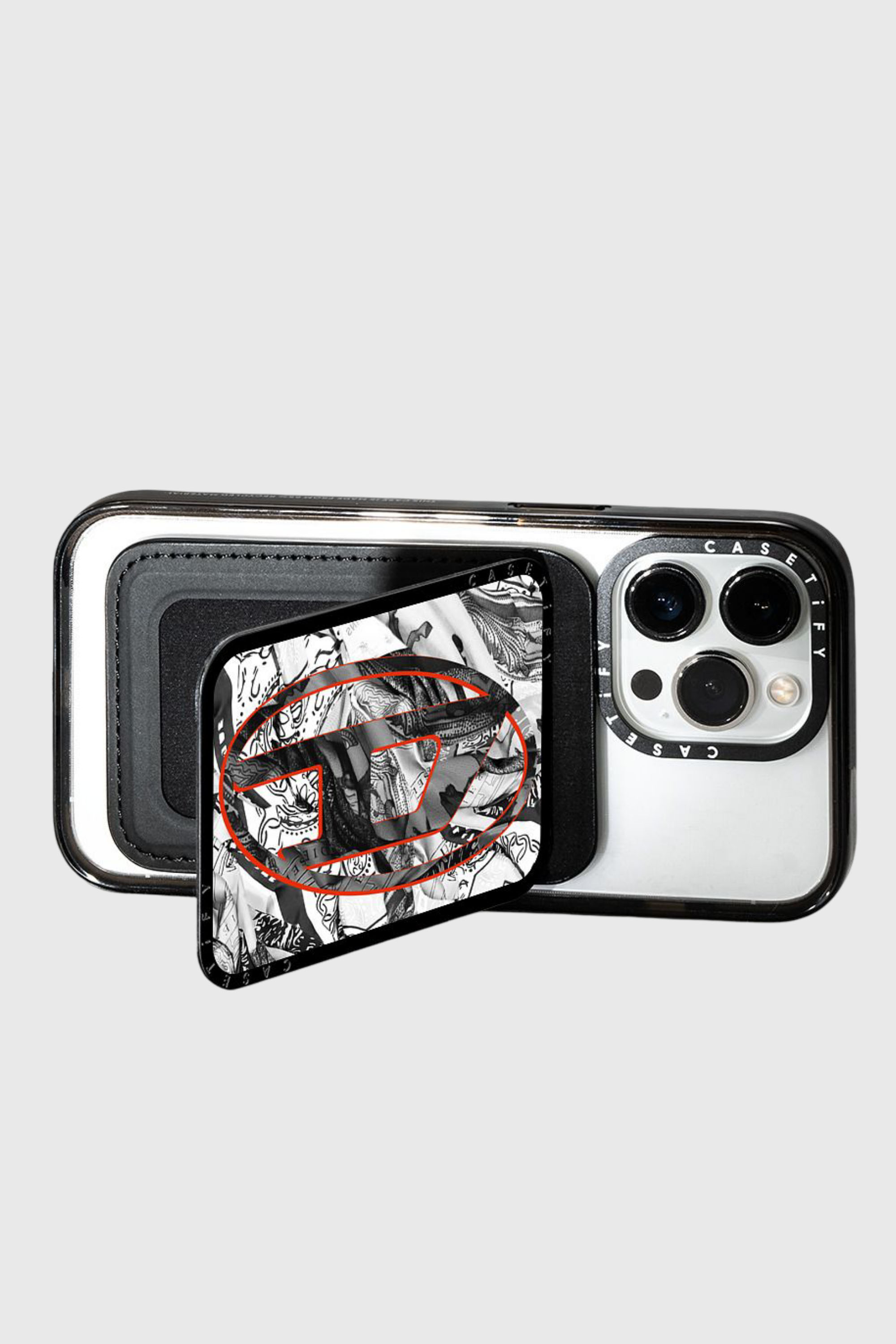 Diesel - 60344 CASETIFY CARD HOLDER & STAND, Unisex's UNIVERSAL in マルチカラー/ブロック - 6