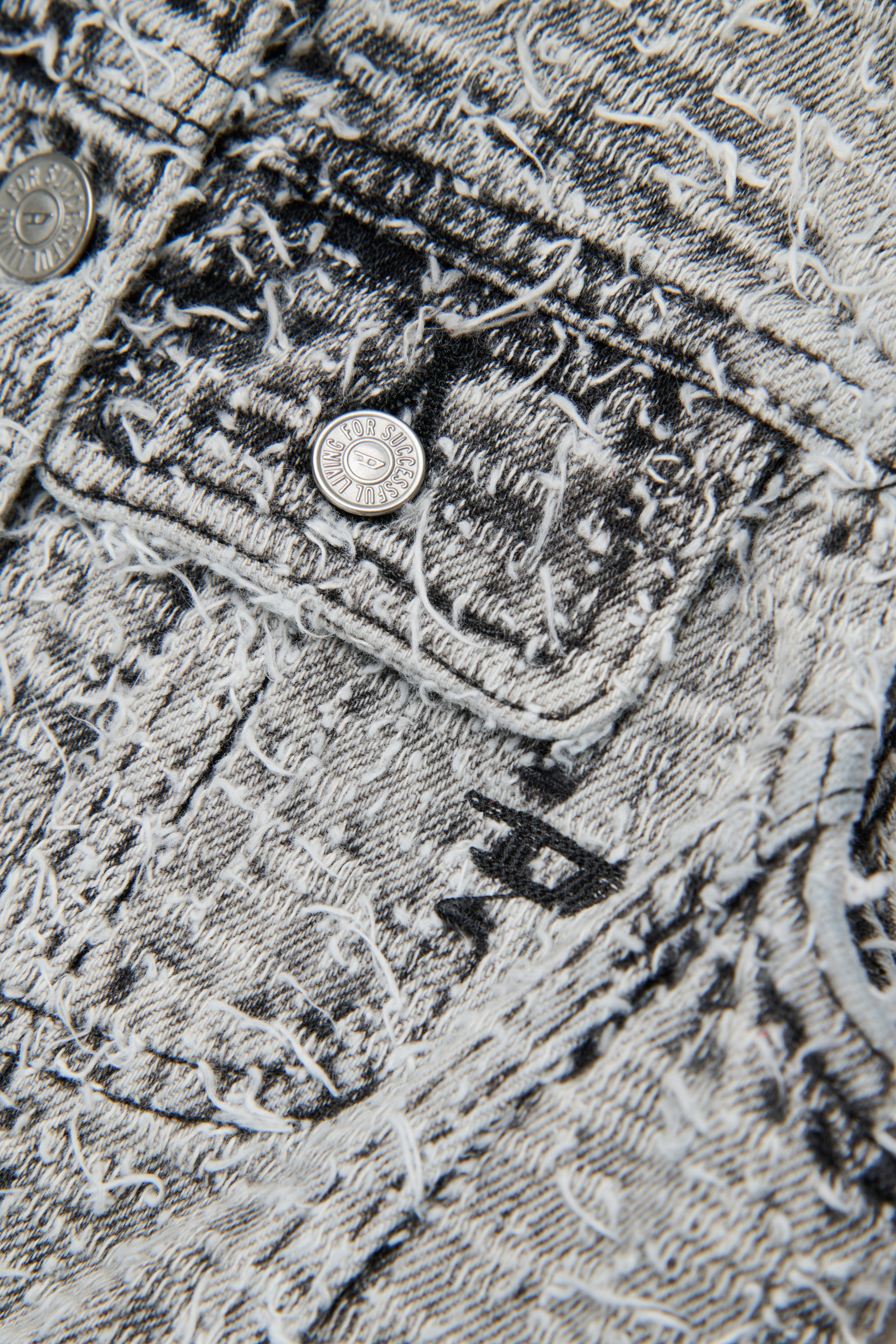 Diesel - JSLIMMY-SM-J, Female's デニムスリーブレスジャケット in グレー - 4