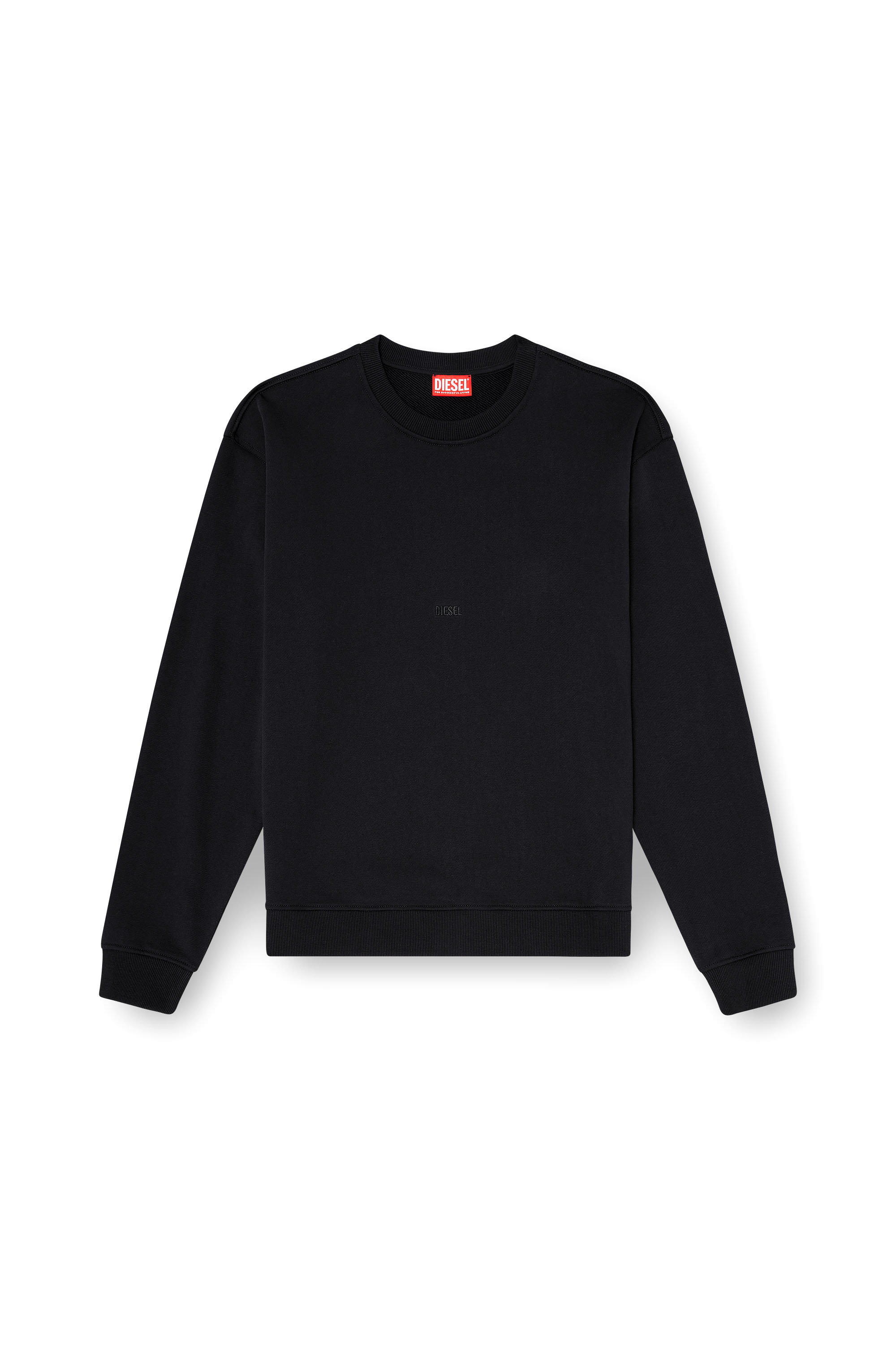 Diesel - S-NORM-AA5, Male's プルオーバースウェット in ブラック - 2