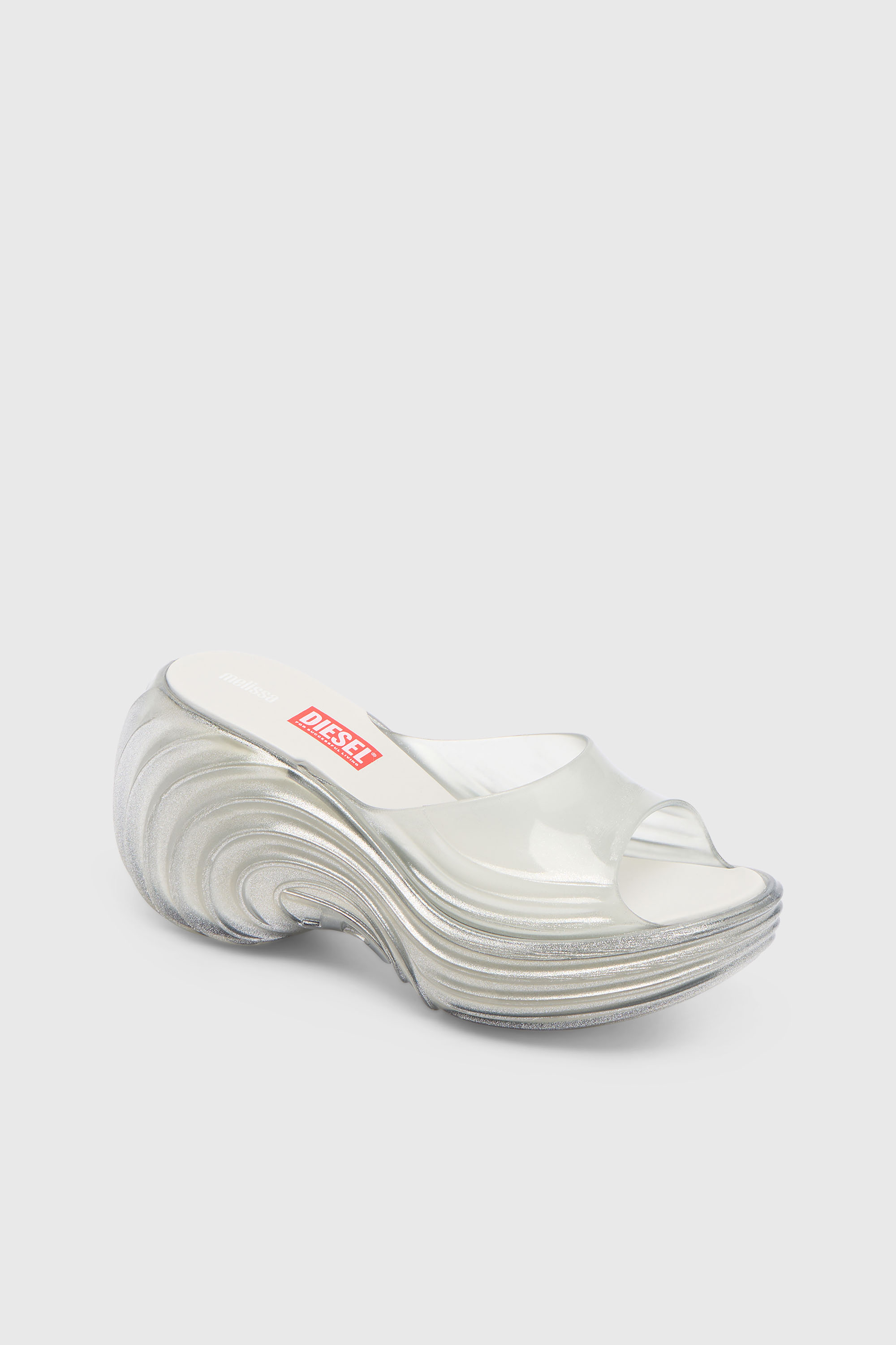 Diesel - MELISSA QUANTUM PLATFORM, Female's サンダル in シルバー - 7