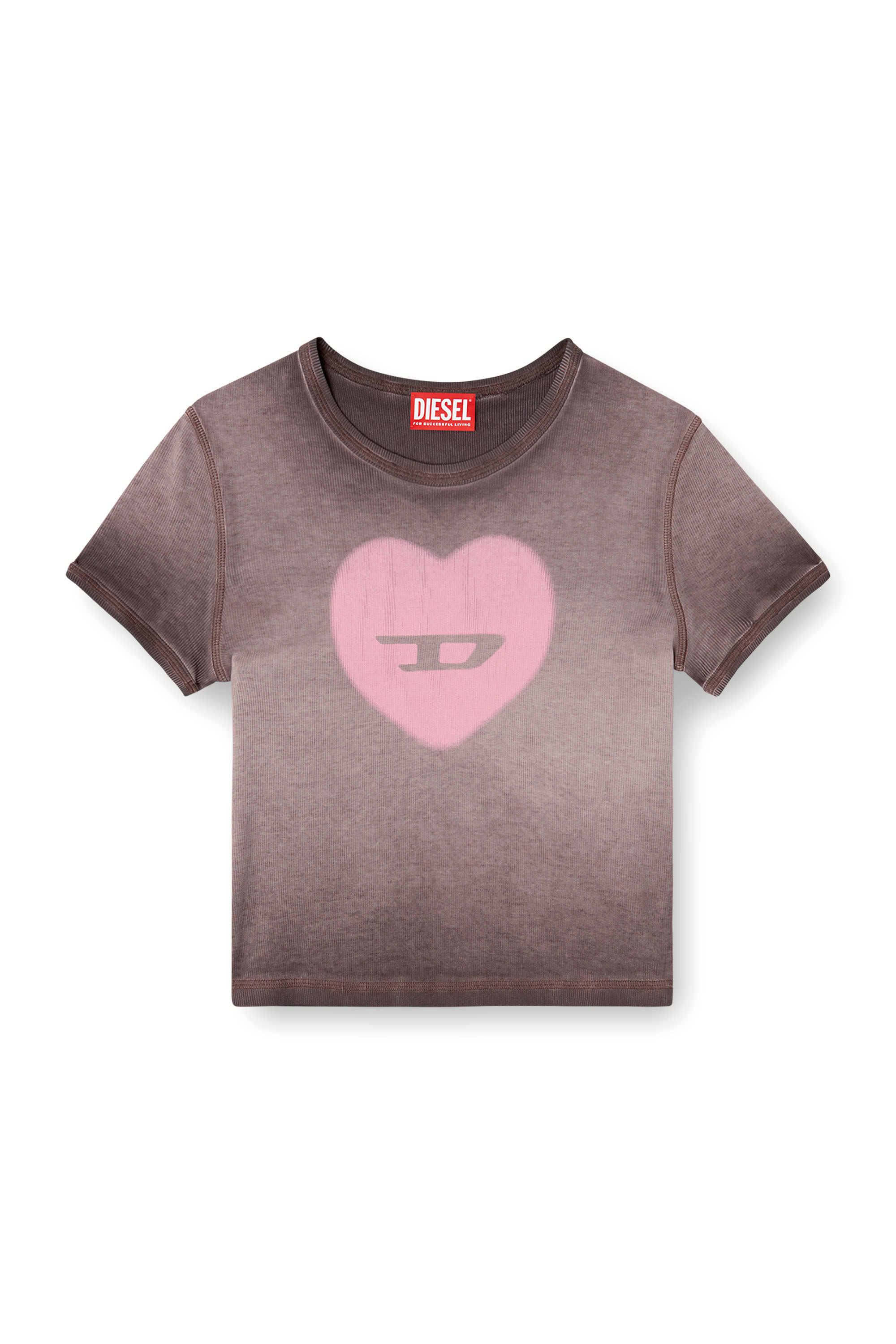 Diesel - T-ELE, Female's Tシャツ in バイオレット - 2