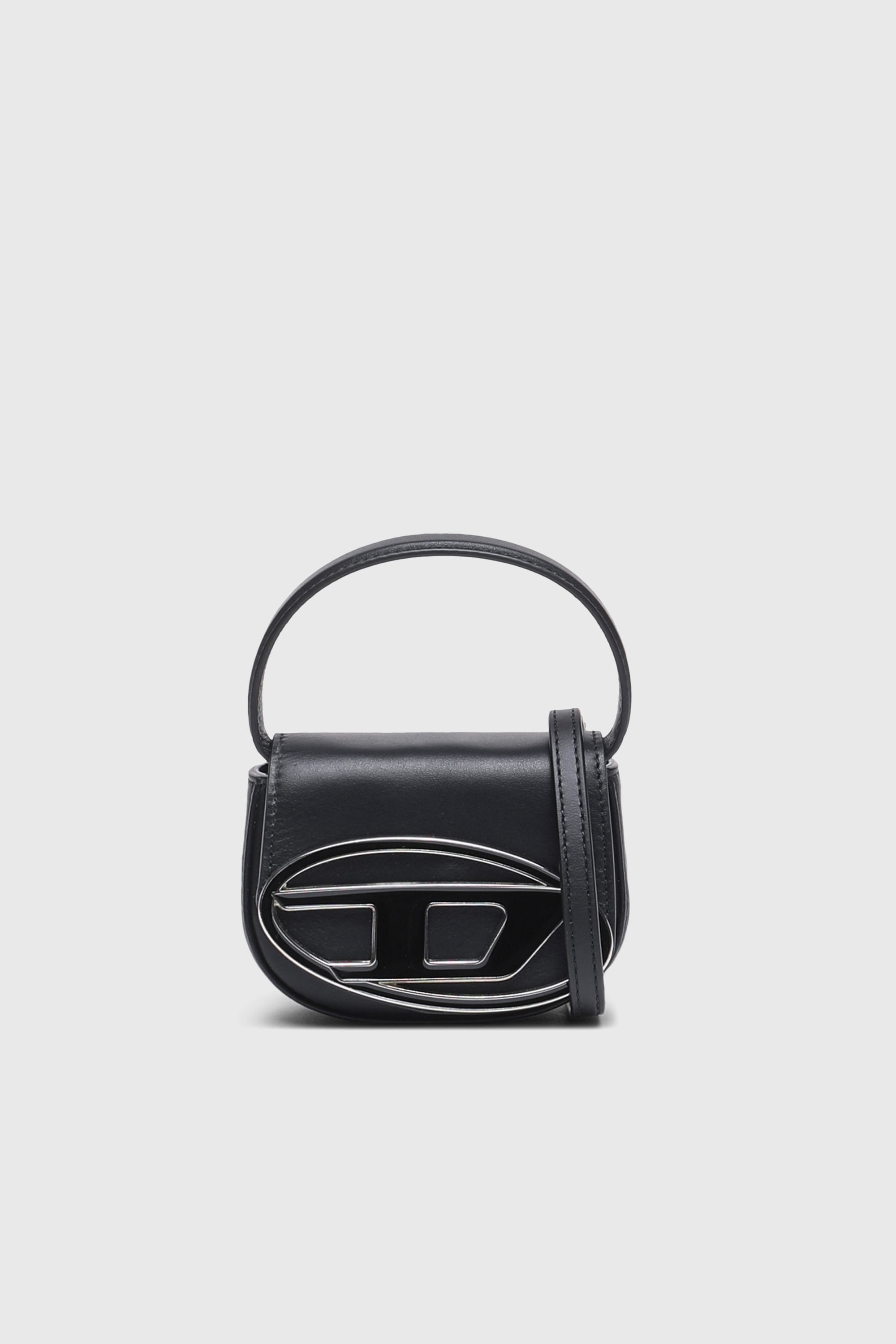 Diesel - 1DR XS, Female's カウレザーショルダーバッグXS in ブラック - 1