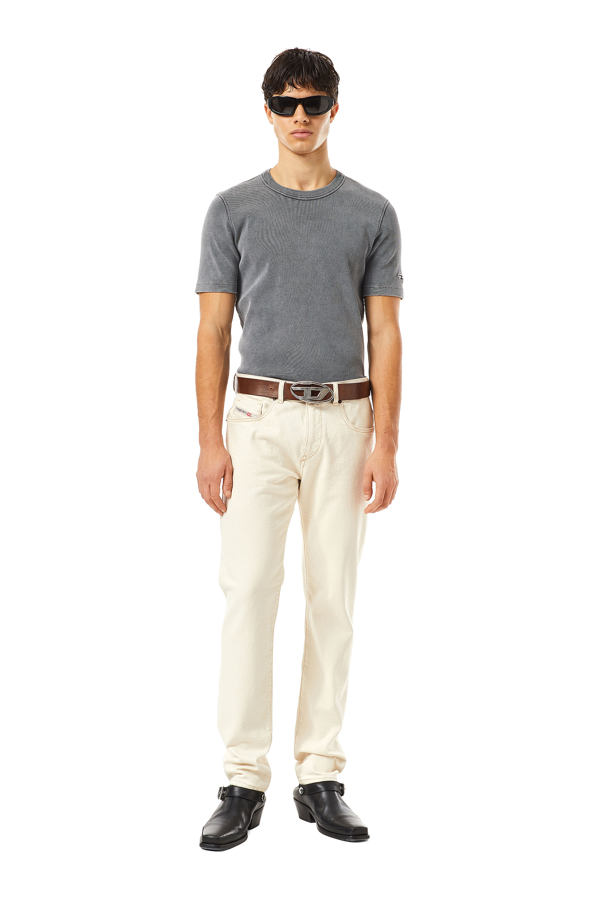 Diesel - Slim Jeans 2019 D-Strukt 09B94, ホワイト - Image 3