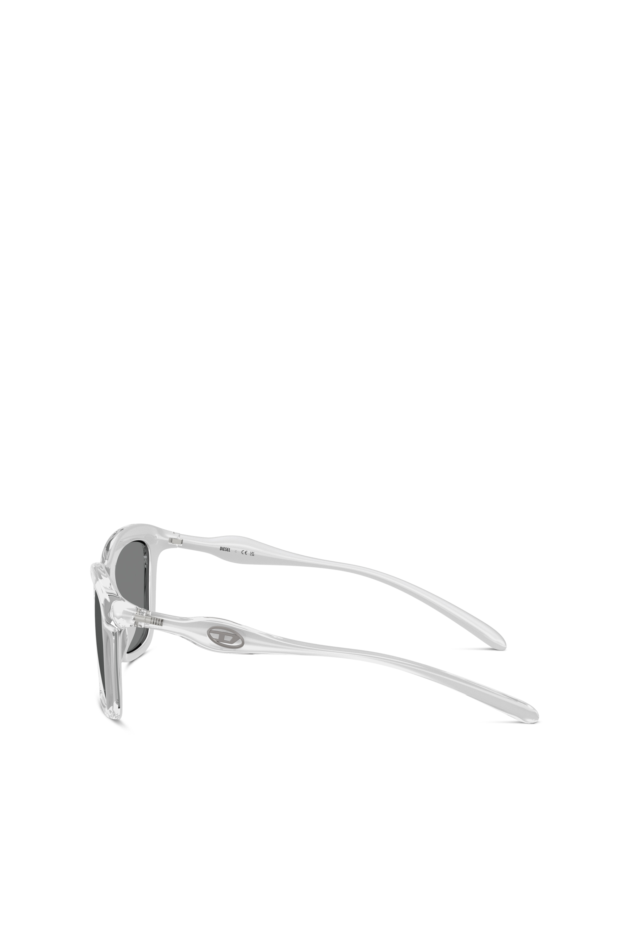 Diesel - 0DL3008U, Unisex's Square sunglasses in グレー - 3