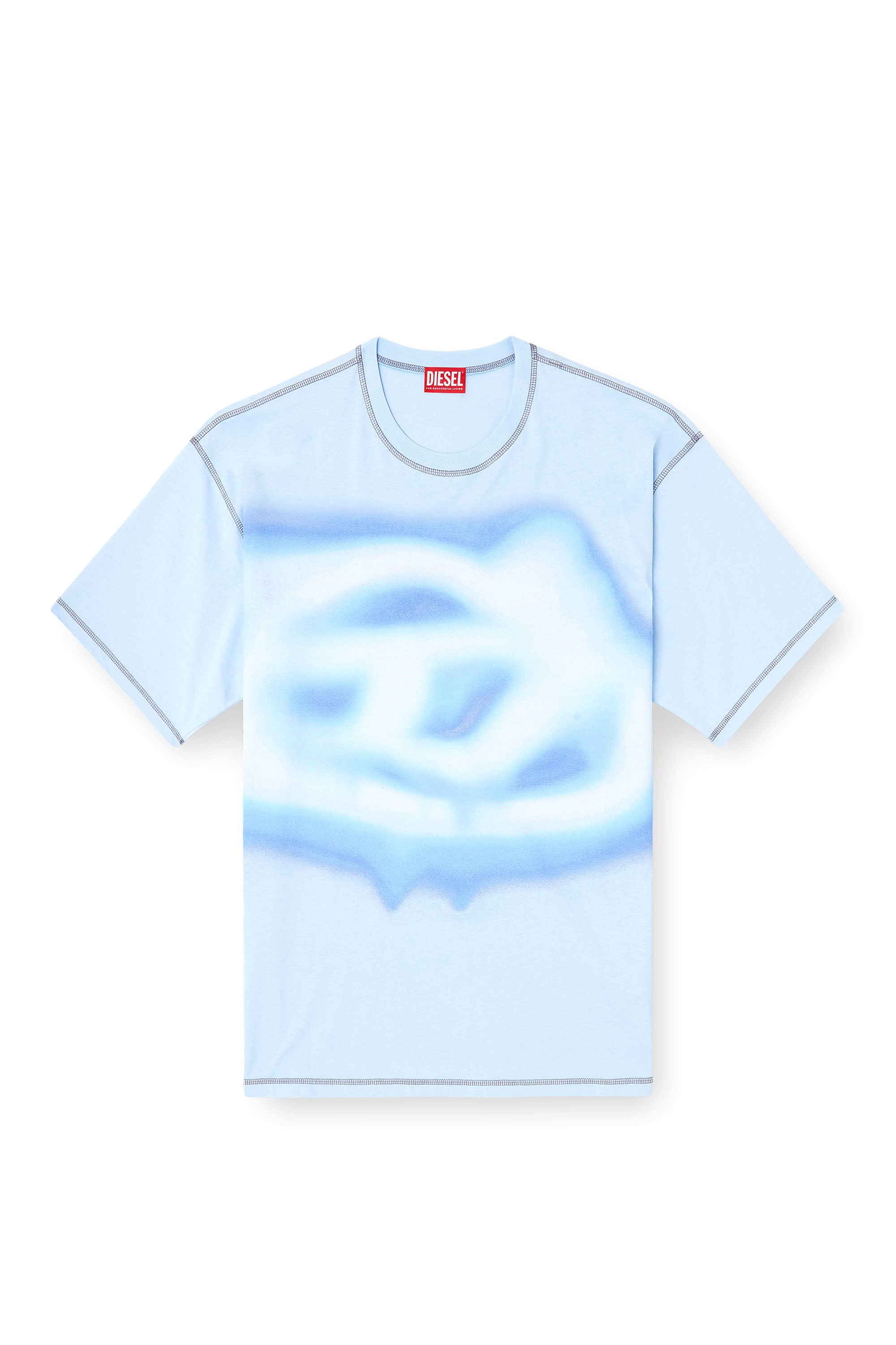 Diesel - T-BOXT-V11, Male's Relaxed T-shirt with water-effect print in null - 3