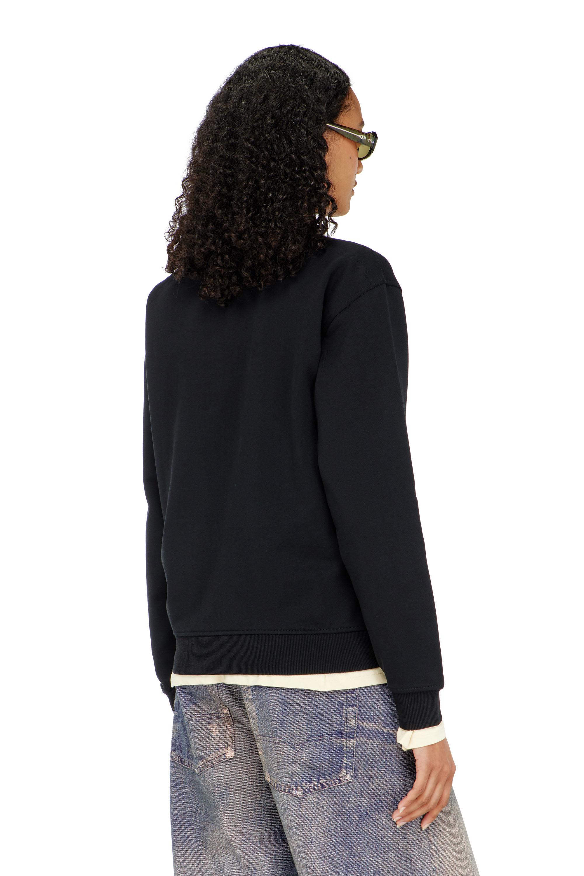 Diesel - F-NORMY-OD, Female's プルオーバースウェット in ブラック - 4