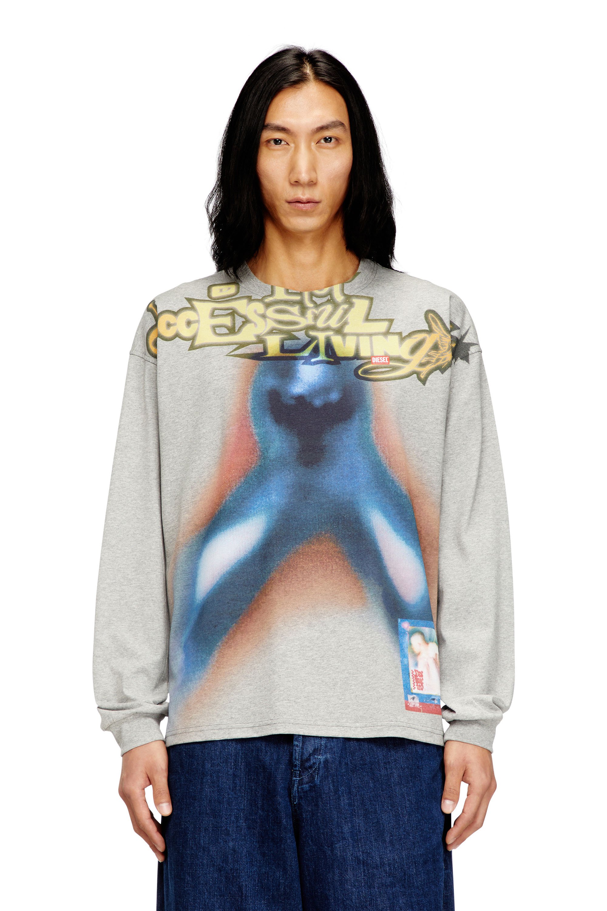 Diesel - T-BOXT-LS-V1, Male's 長袖Tシャツ in null - 1