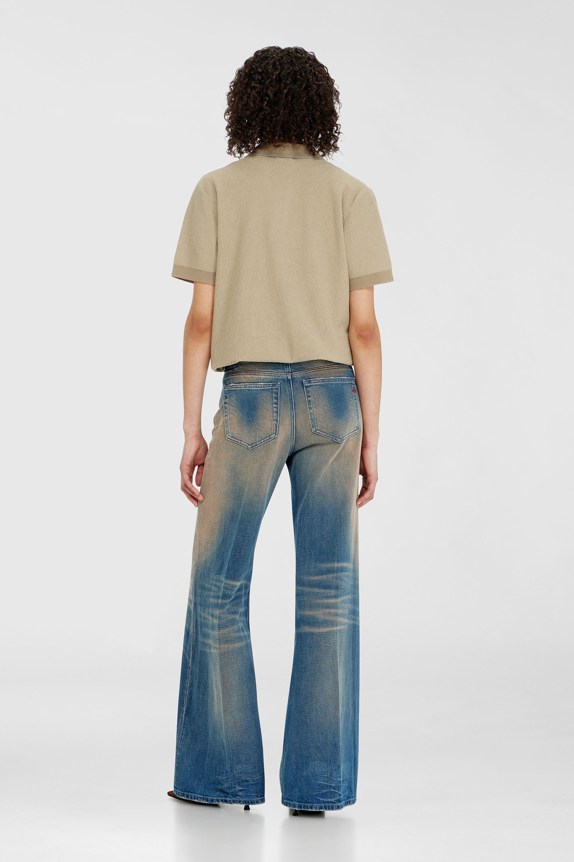 Diesel - Female's Flare Jeans 1978 D-Akemi 09P37, ダークブルー - 3