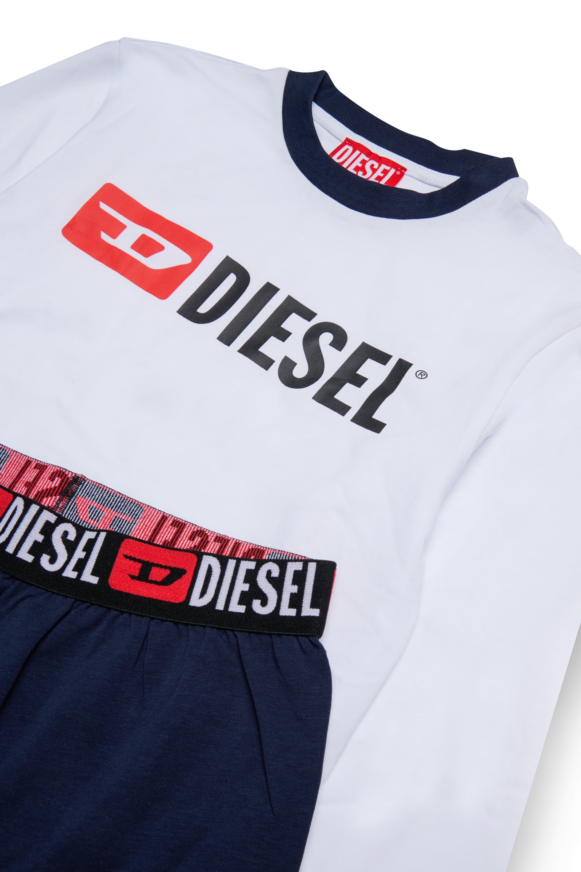 Diesel - UNIV, Male's パジャマ in ブルー/ホワイト - 3