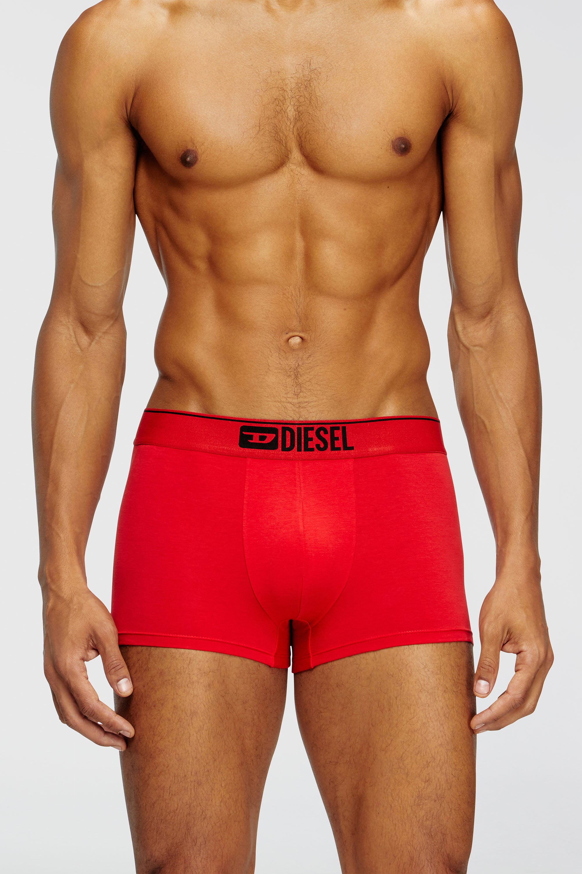 Diesel - UMBX-DAMIENTHREEPACK, Male's ボクサーパンツ 3枚パック in レッド/ブラック - 3