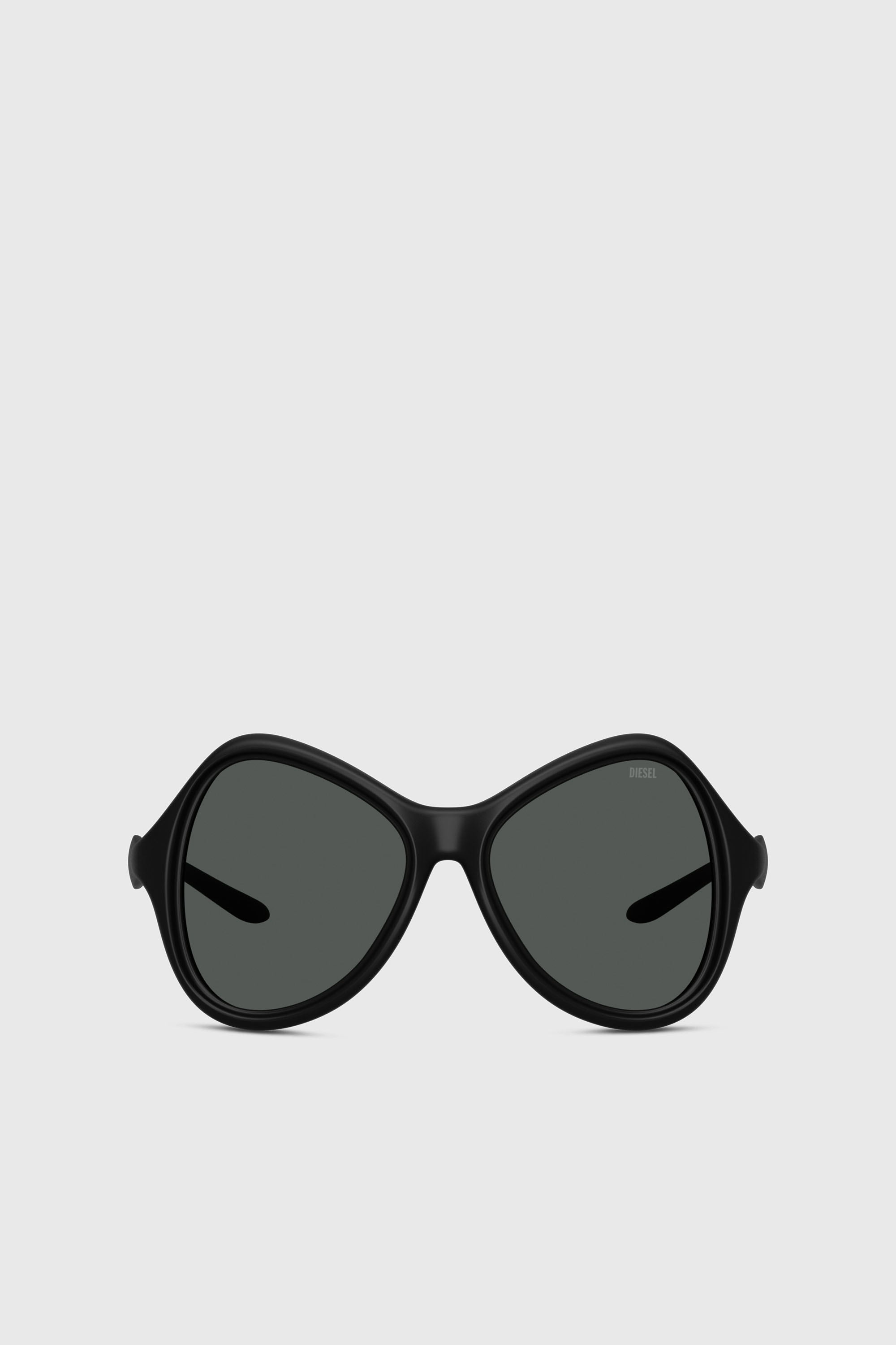 Diesel - 0DL3010U, Unisex's Cat-eye style sunglasses in ブラック - 1