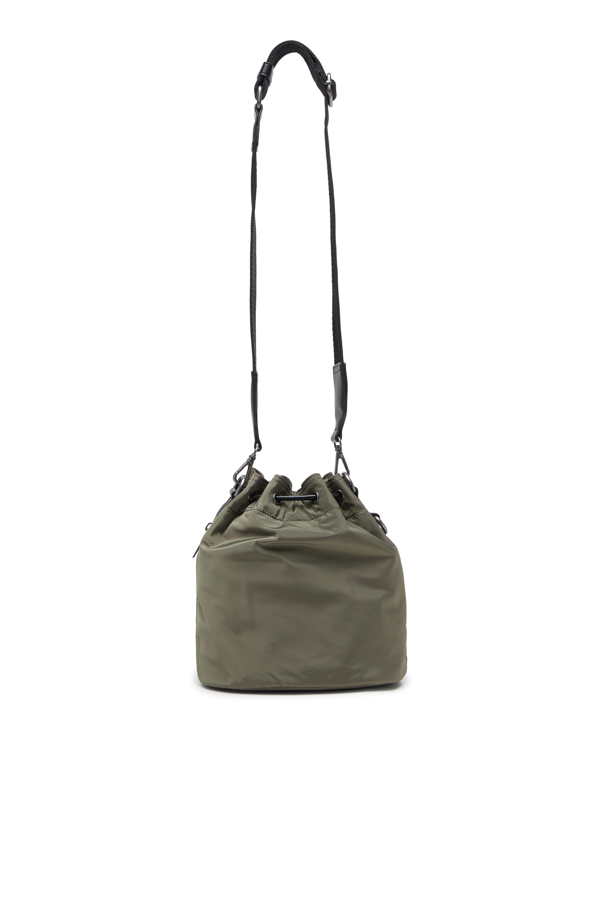 Diesel - MULTI-PKTS BUCKET X, Unisex's Multi-Pkts-Multipocket bucket bag in utilitarian shell in ミリタリーグリーン - 3