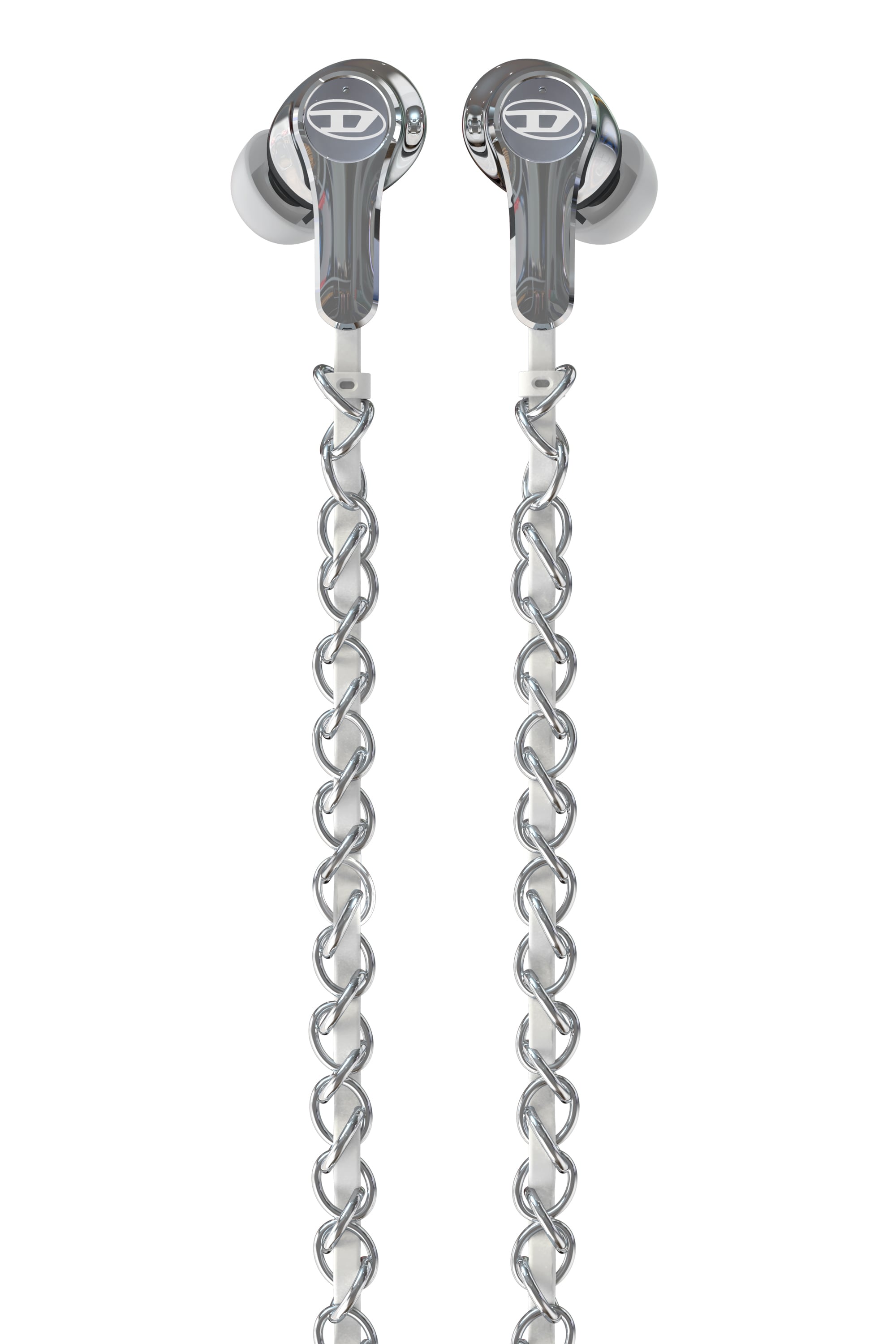 Diesel - 60458  WIRED EARBUDS WIRED EARBUDS, Unisex's UNIVERSAL in シルバー - 2