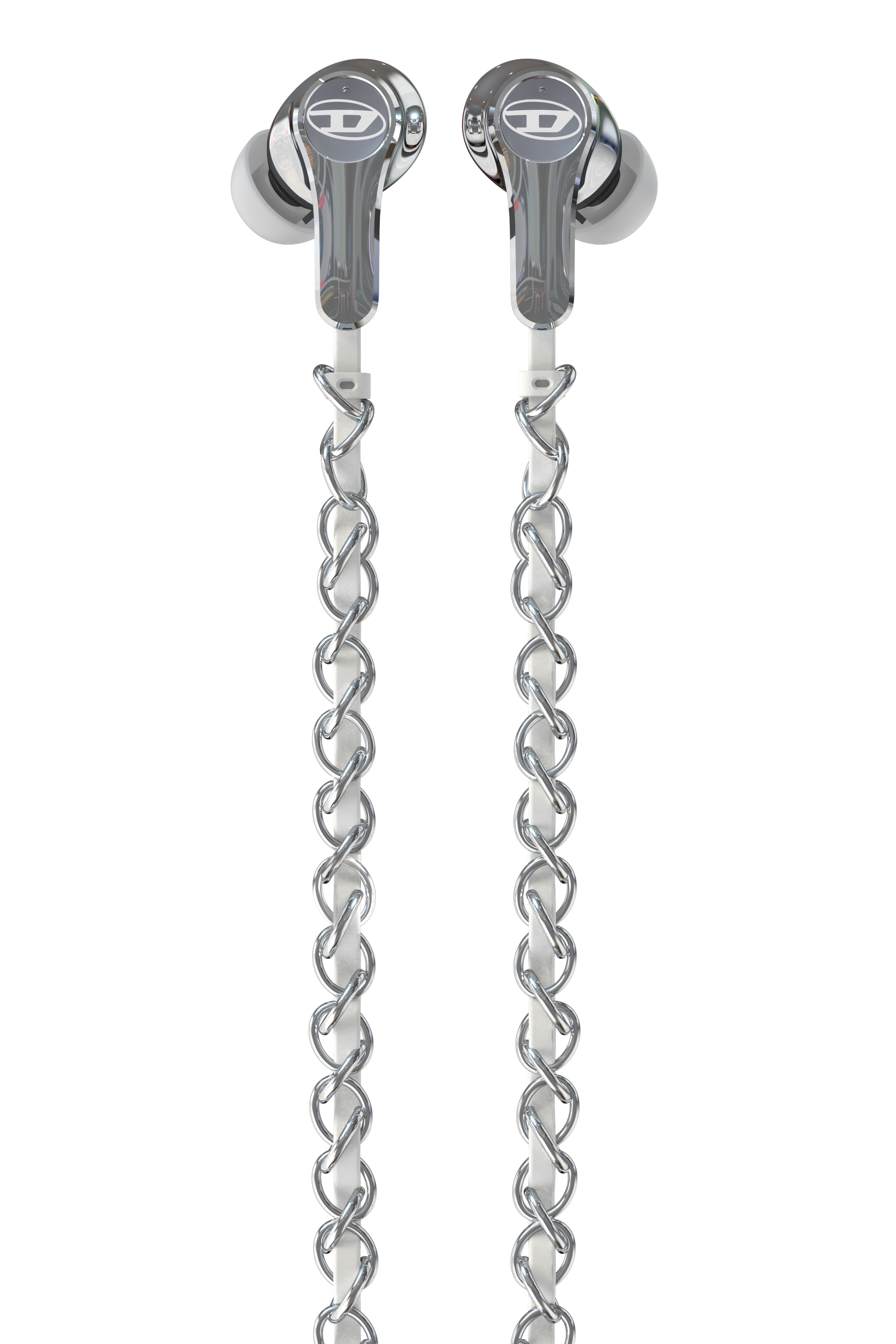 Diesel - 60458  WIRED EARBUDS WIRED EARBUDS, Unisex's UNIVERSAL in シルバー - 3