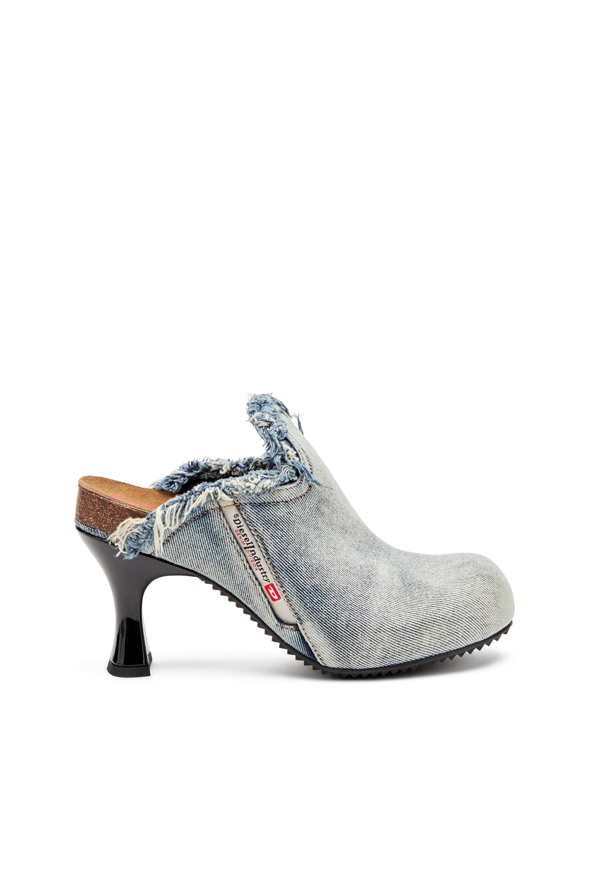 D-WOODSTOCK ML W, ライトブルー Diesel - D-WOODSTOCK ML W, Female's デニムミュール in ライトブルー - 1