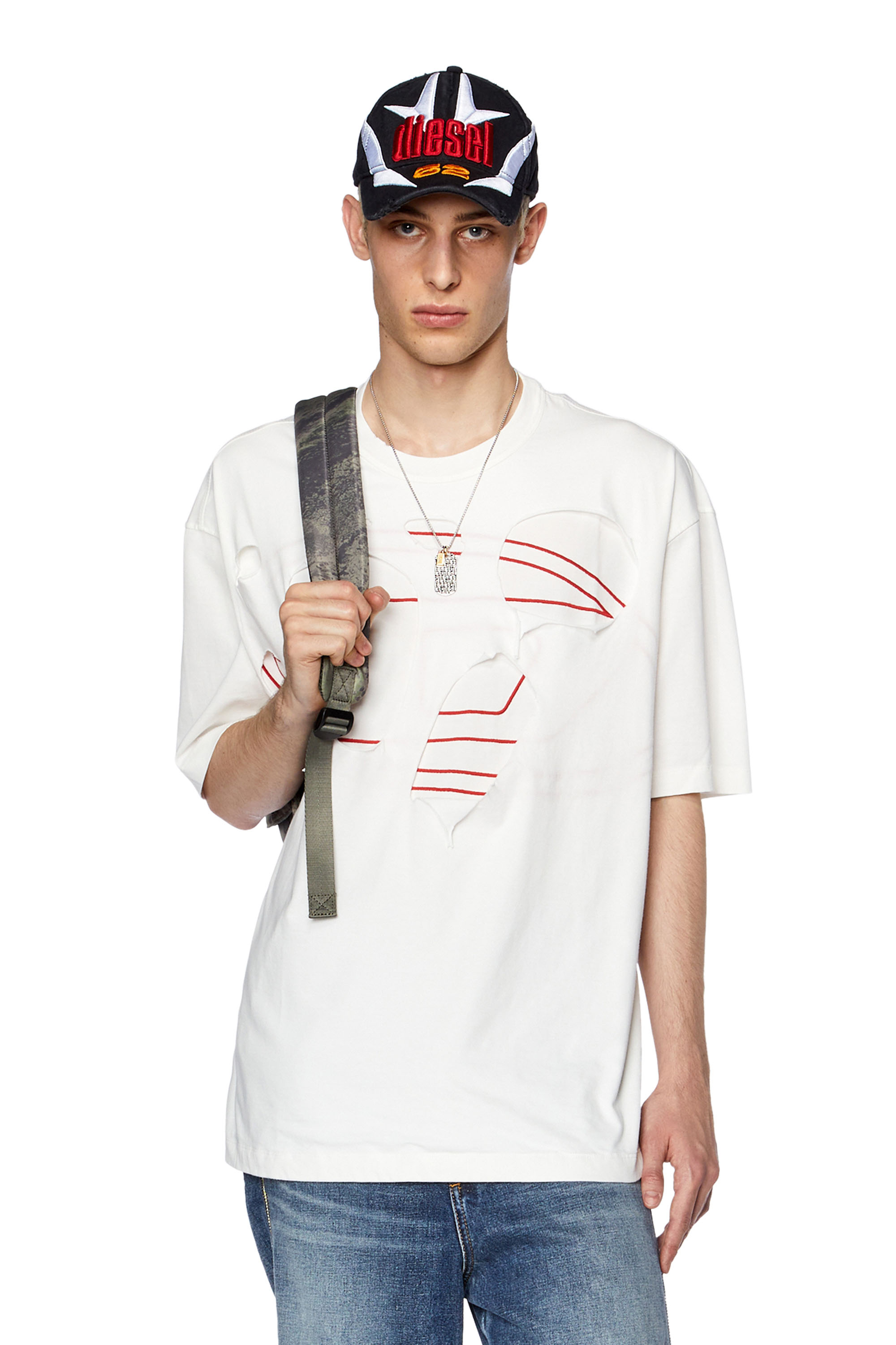 Diesel - T-STRAPOVAL, ホワイト - Image 1