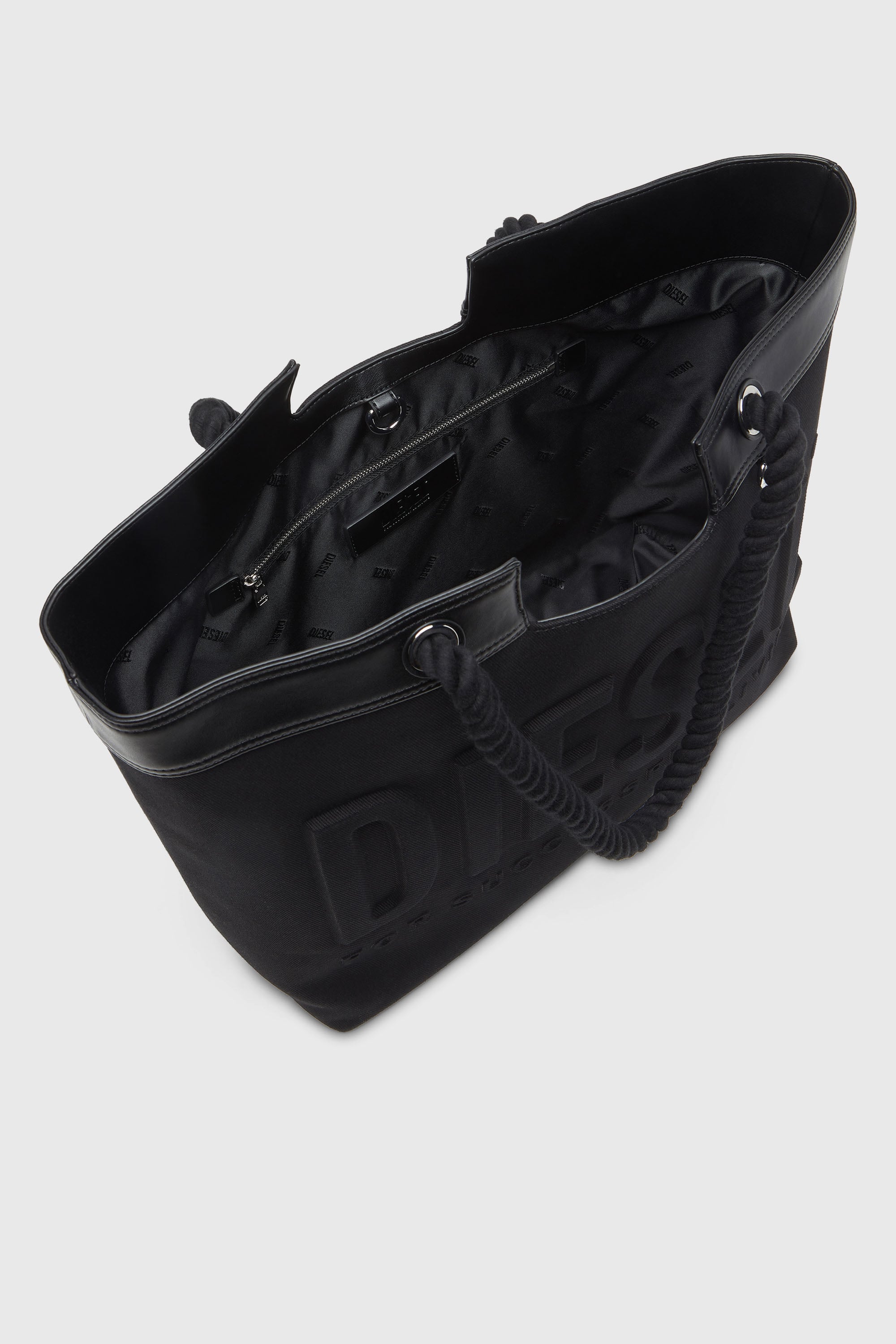 DIESEL ショルダーバッグ【ショッパー有り】 DSL 3D SHOPPER EW ショッパーバッグ｜ブラック｜ウィメンズ｜DIESEL