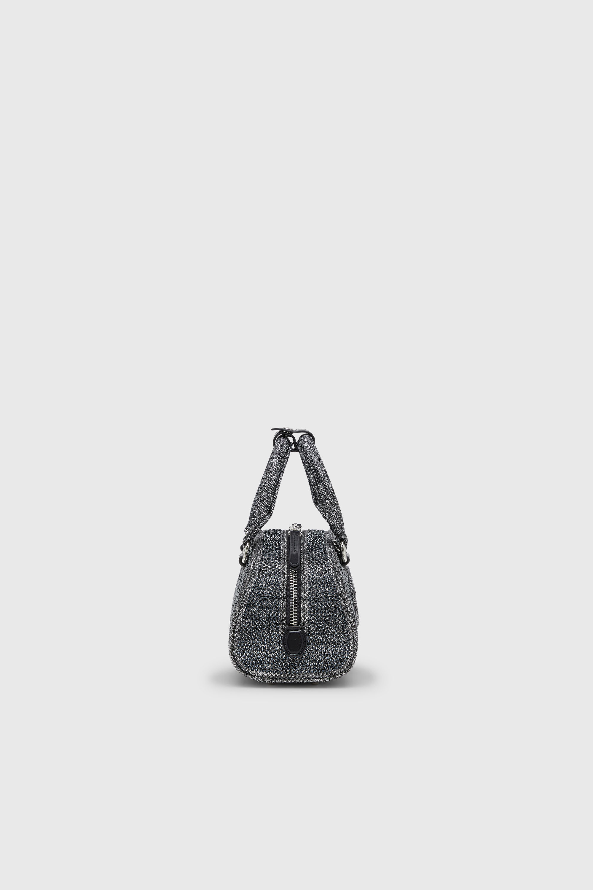 Diesel - 1DR DOME CROSSBODY, Female's クロスボディバッグ in ブラック/シルバー - 3