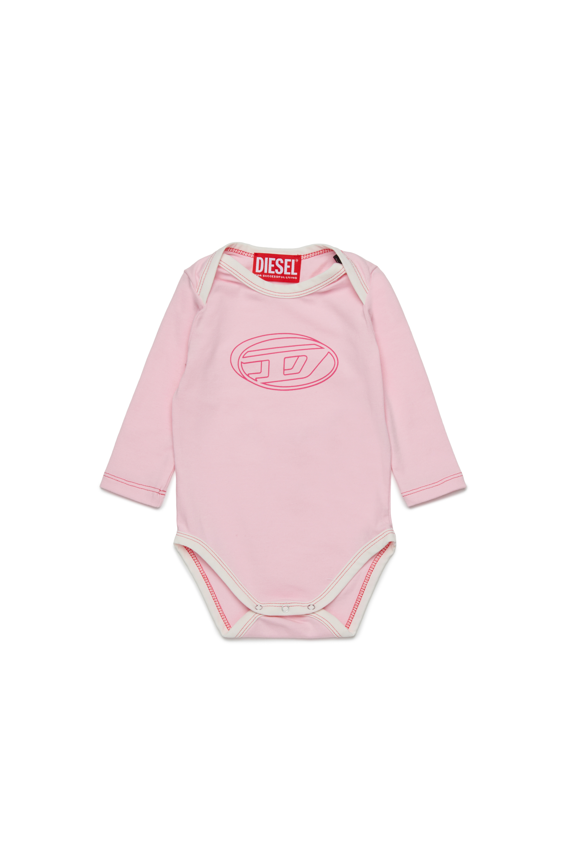 Diesel - USISSY-NB, Unisex's ロンパース in ピンク / ホワイト - 1