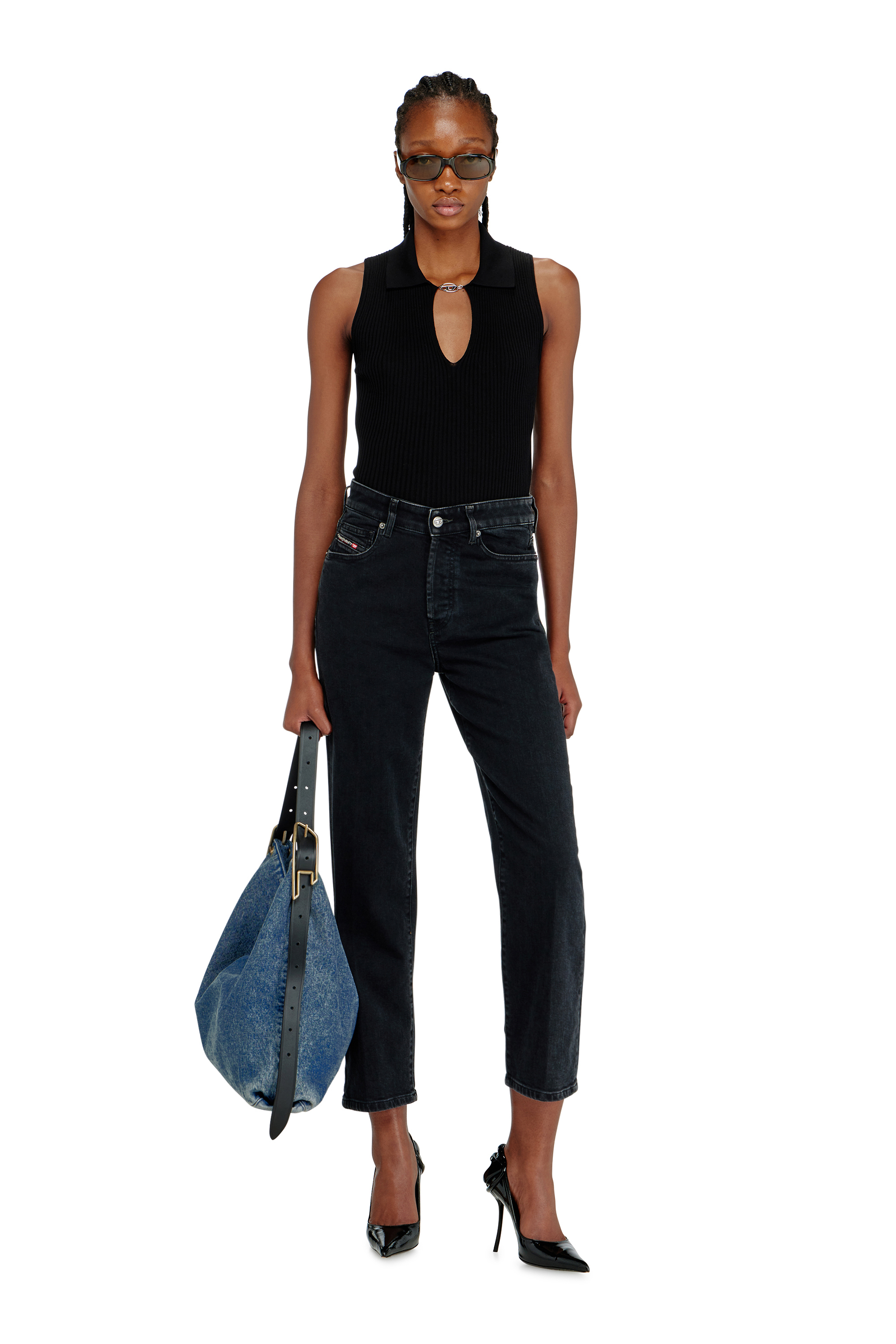 Diesel - D-LINE HOBO, Female's ホーボーバッグ in ミディアムブルー - 1