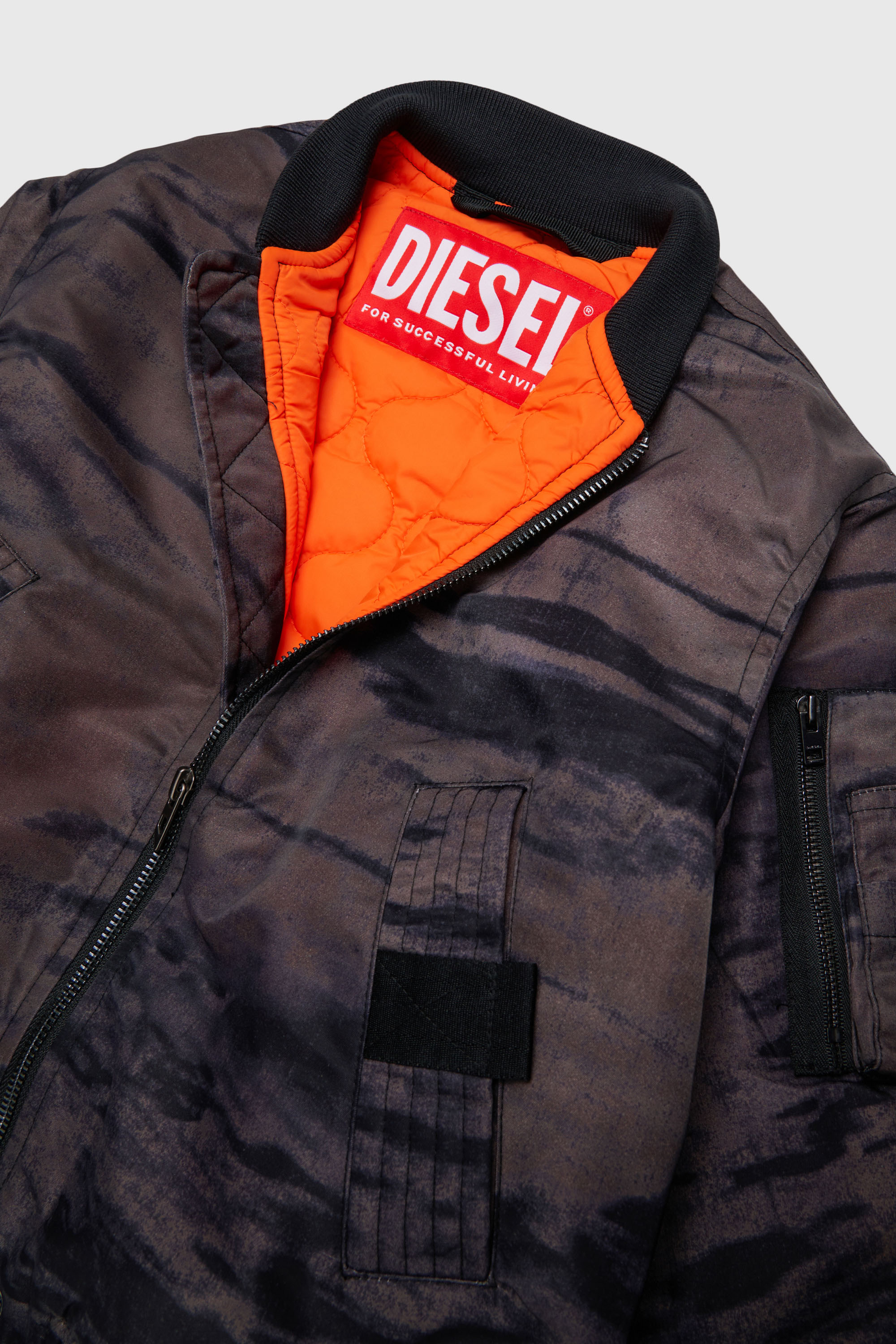 Diesel - JAKEPSDLBZ, Male's ブルゾン in グリーン - 3