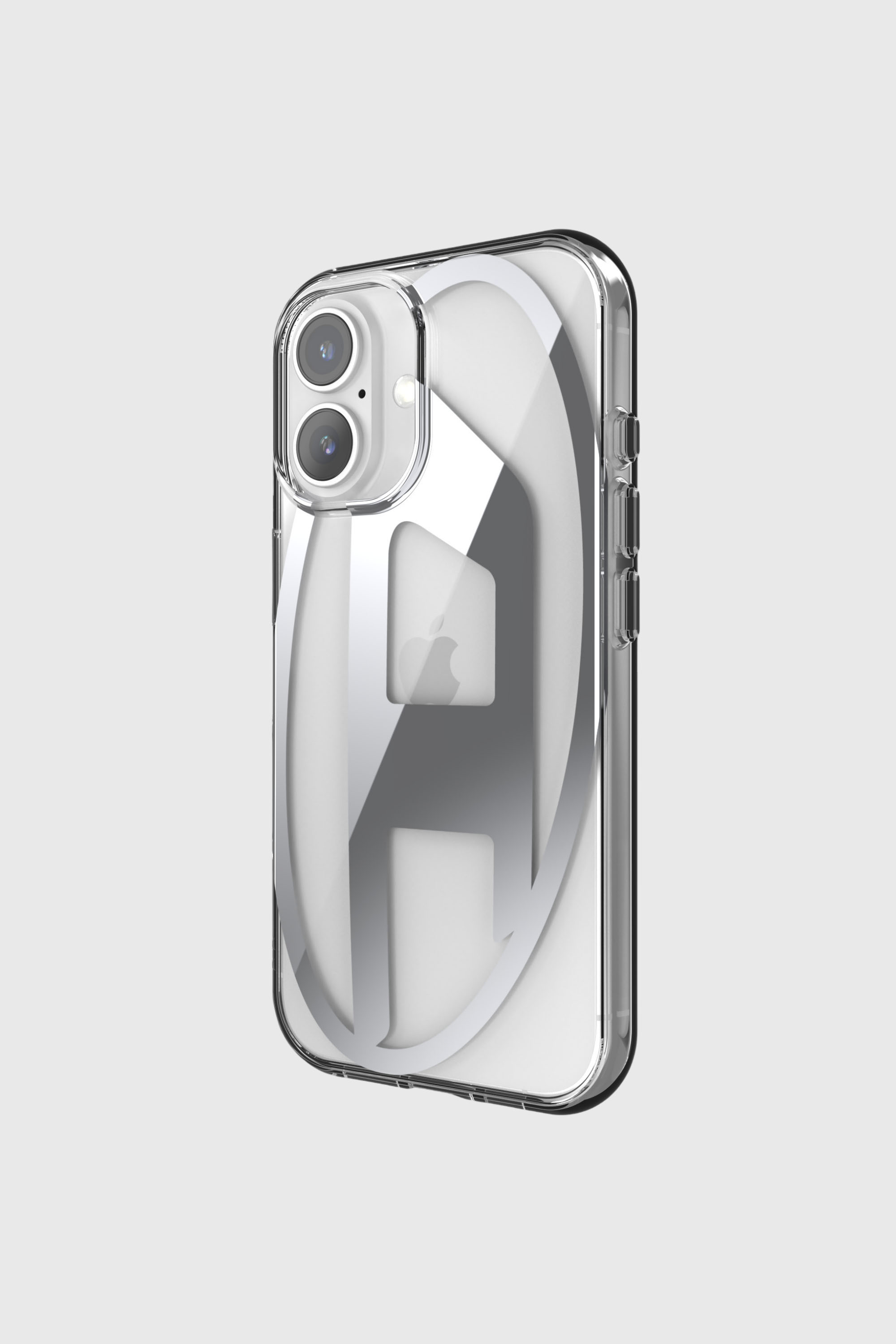 Diesel - 60139 AOP CASE, Unisex's Oval D Mirror Case for iP 16 in シルバー - 3