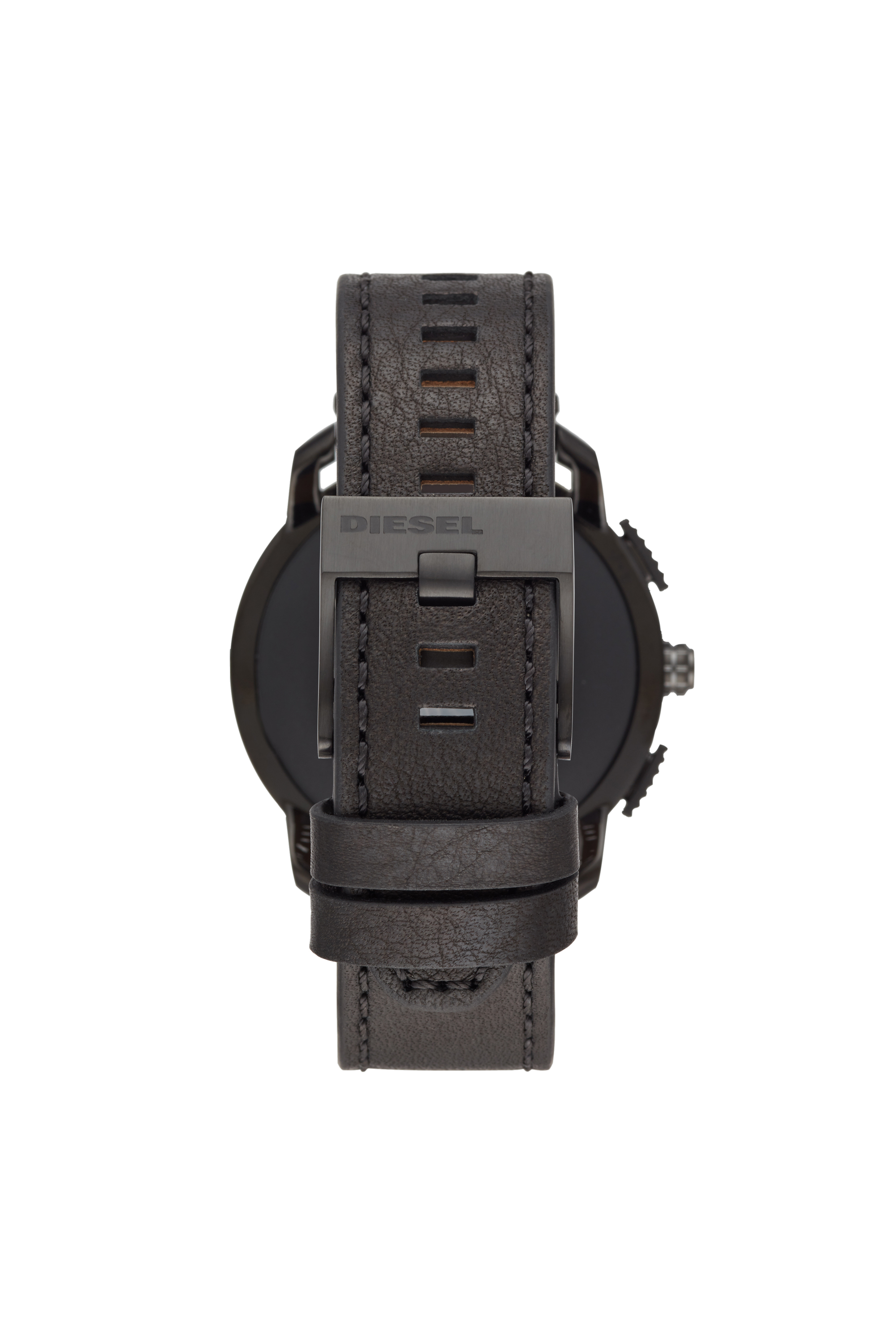 Diesel - DT2016, Male's Axial Smartwatch - Bronze Stainless Steel and Black Leather in ブラック/ブロンズ - 2