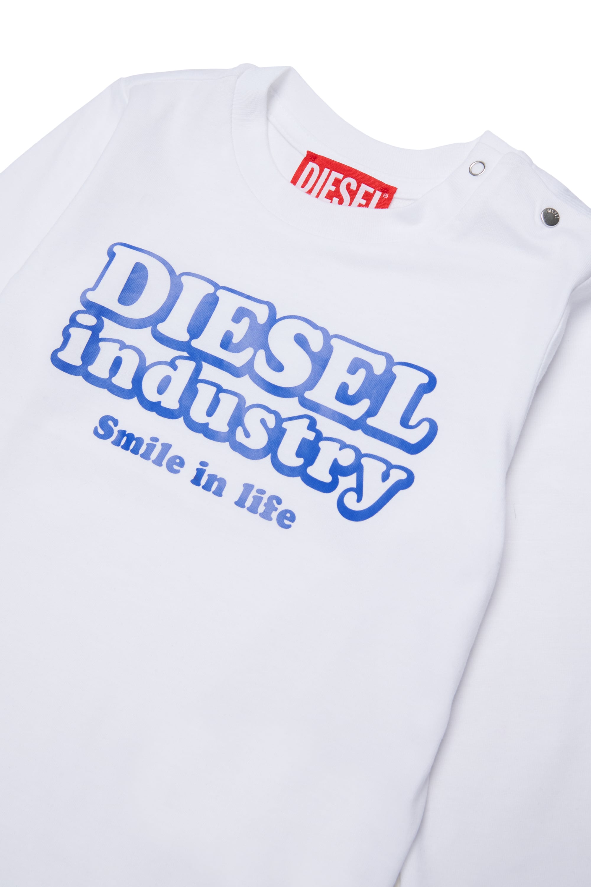 Diesel - TLODIMB, Male's Tシャツ in ホワイト - 3