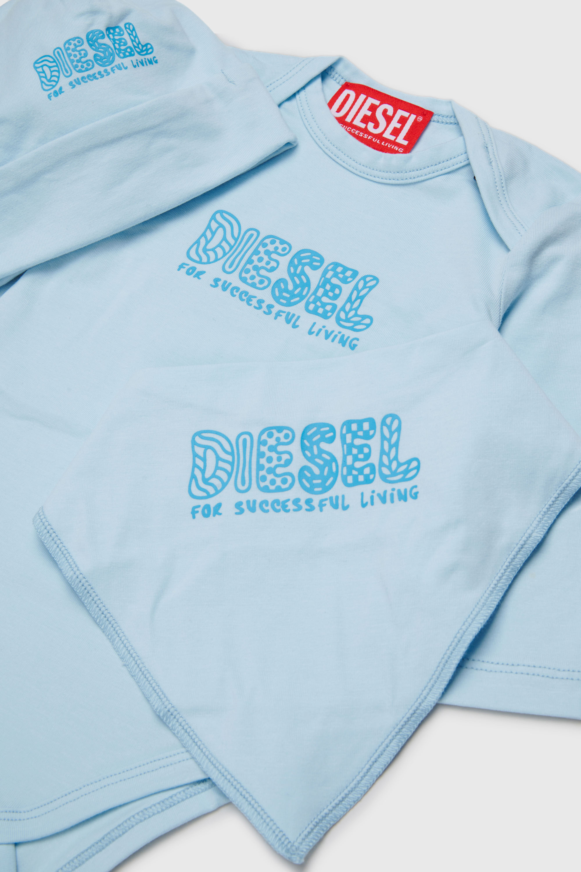 Diesel - UBBYBOX-NB, Unisex's ベビー3点セット in ライトブルー - 3
