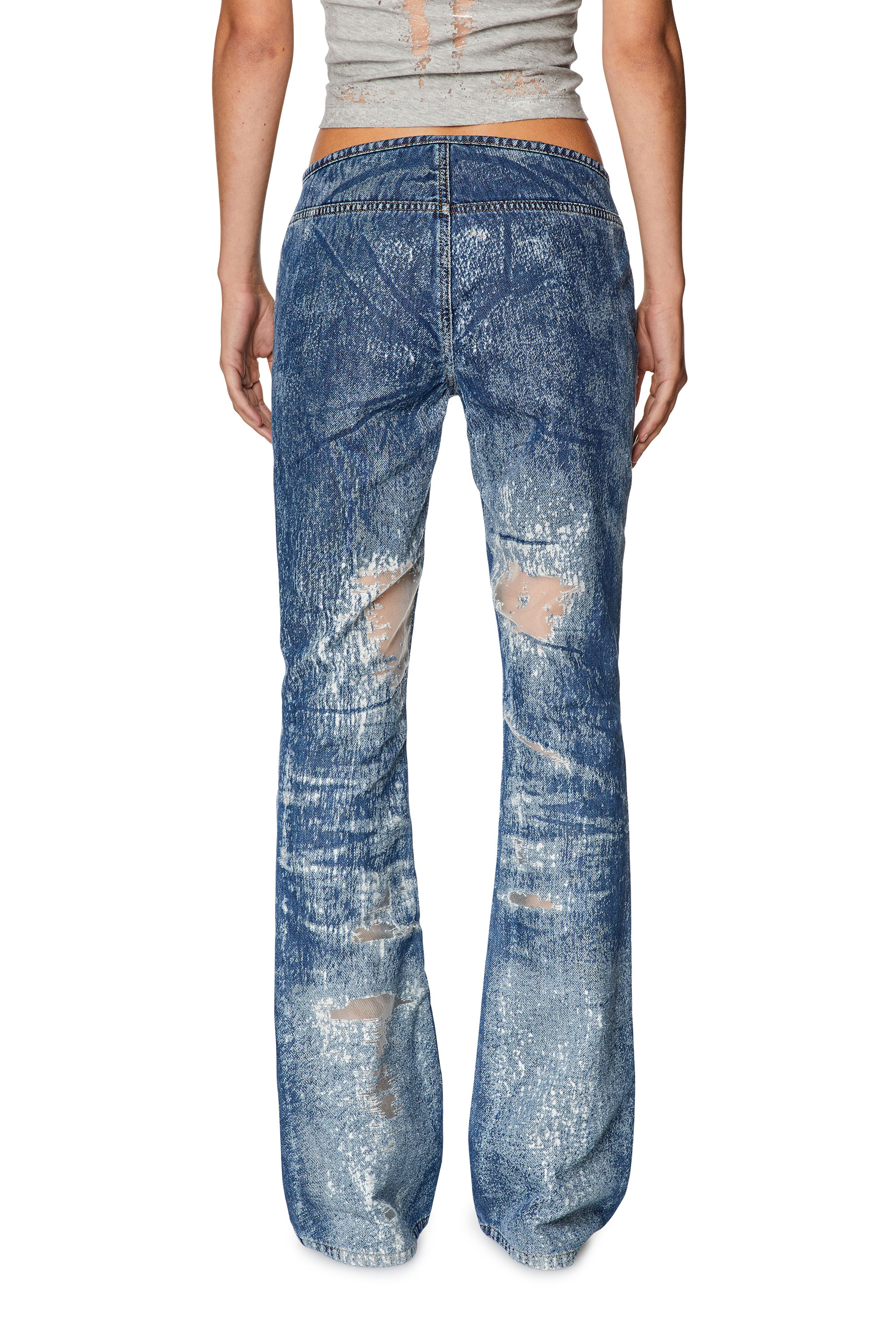 Diesel - Bootcut and Flare Jeans D-Shark 068JH, ミディアムブルー - Image 3