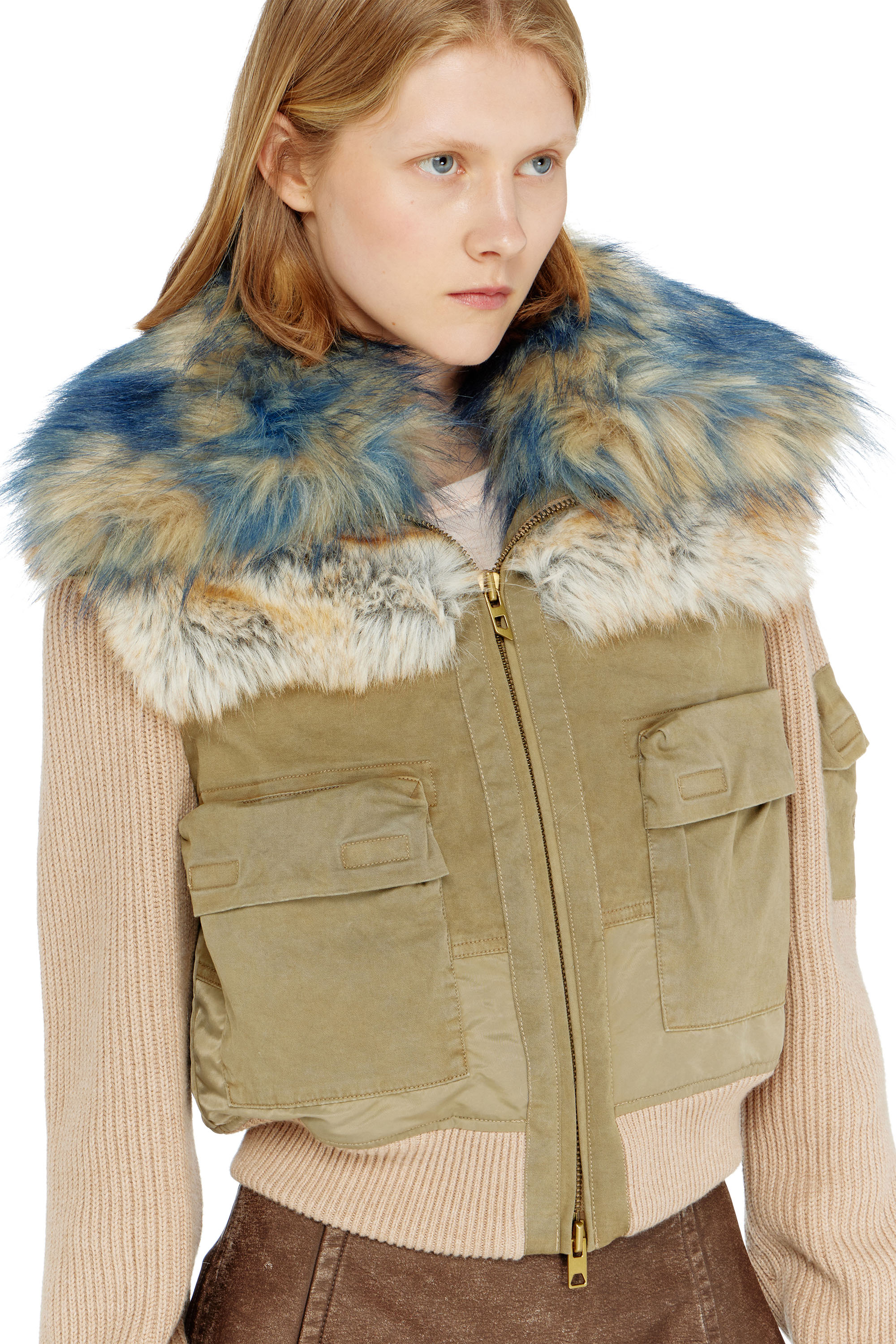 Diesel - G-USTAV, Female's ジャケット in ベージュ - 4