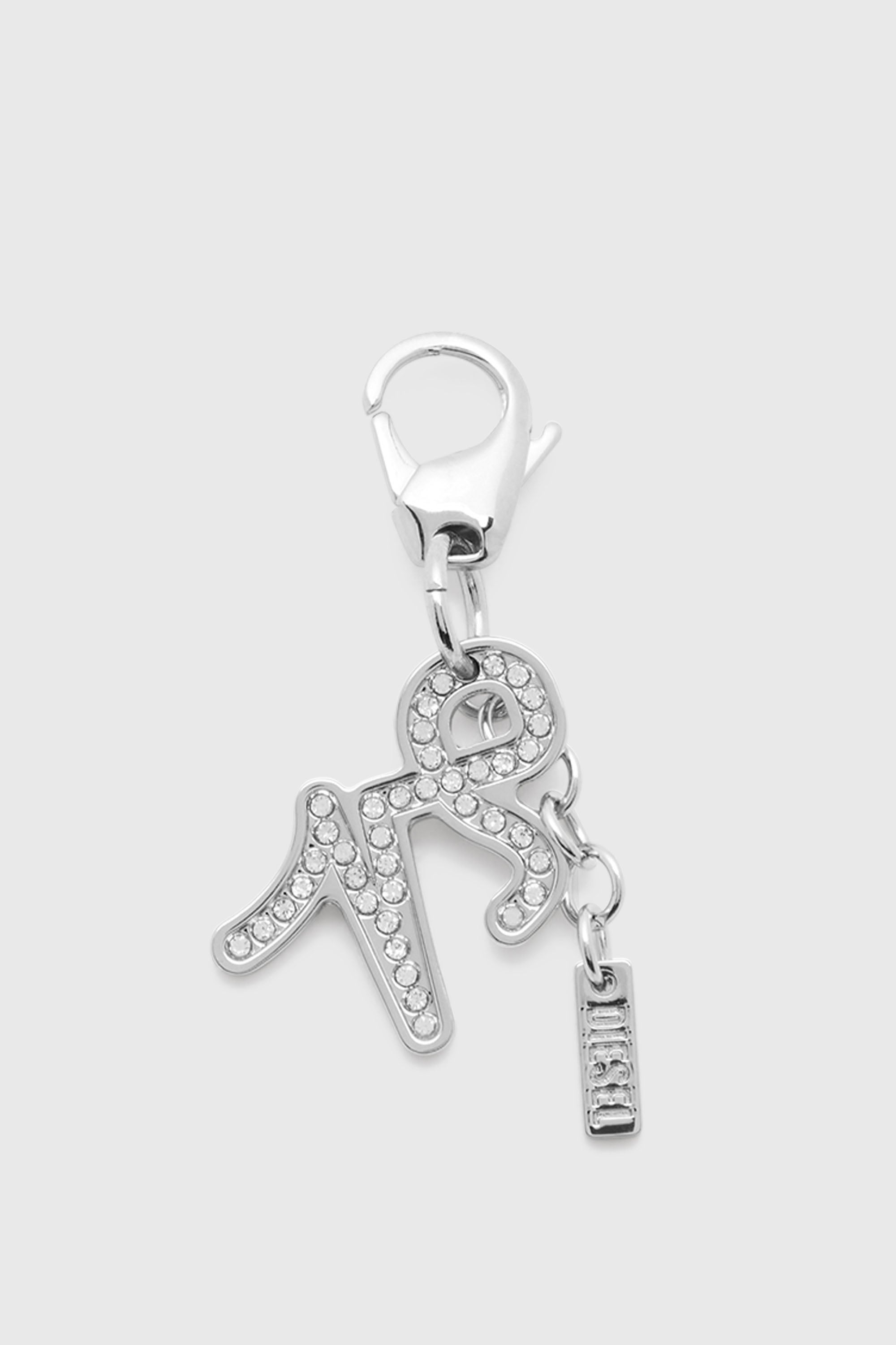 Diesel - CHARM CAPRICORN, Unisex's Metal Capricorn charm with rhinestones in シルバー - 1