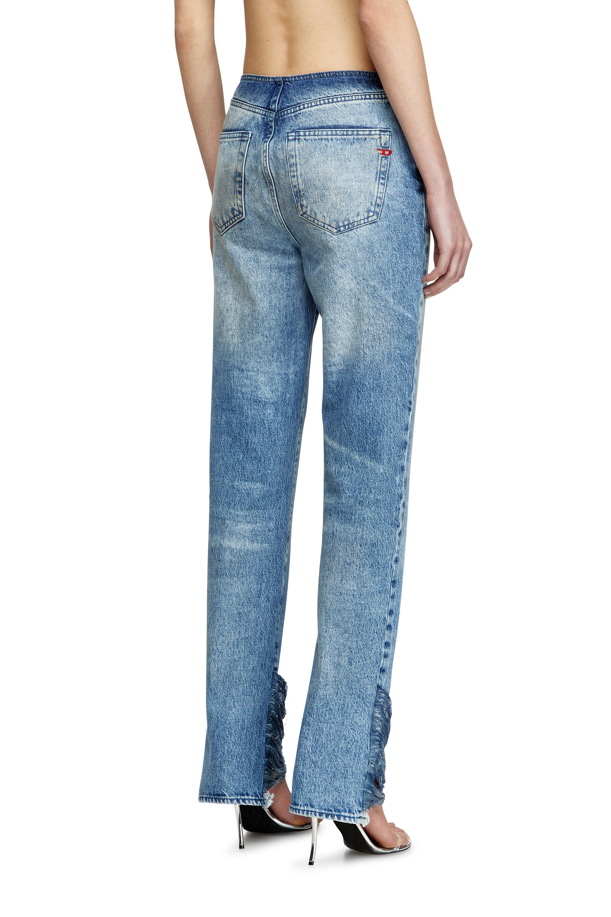 Diesel - Female's Bootcut Jeans D-Ginna 0CMBM, ミディアムブルー - 5