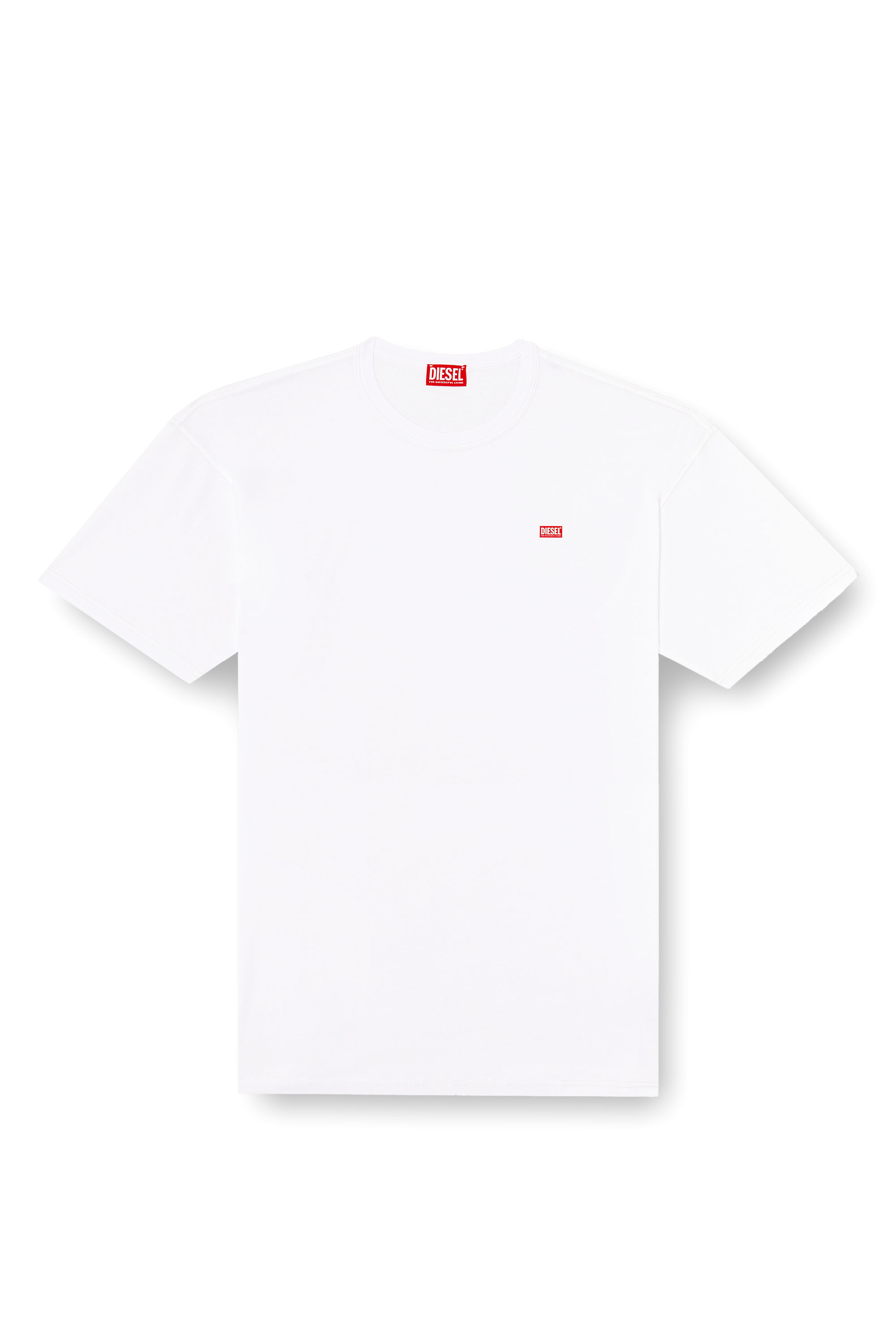 Diesel - T-BOXT-R30, Male's T-shirt with small logo in ホワイト - 3