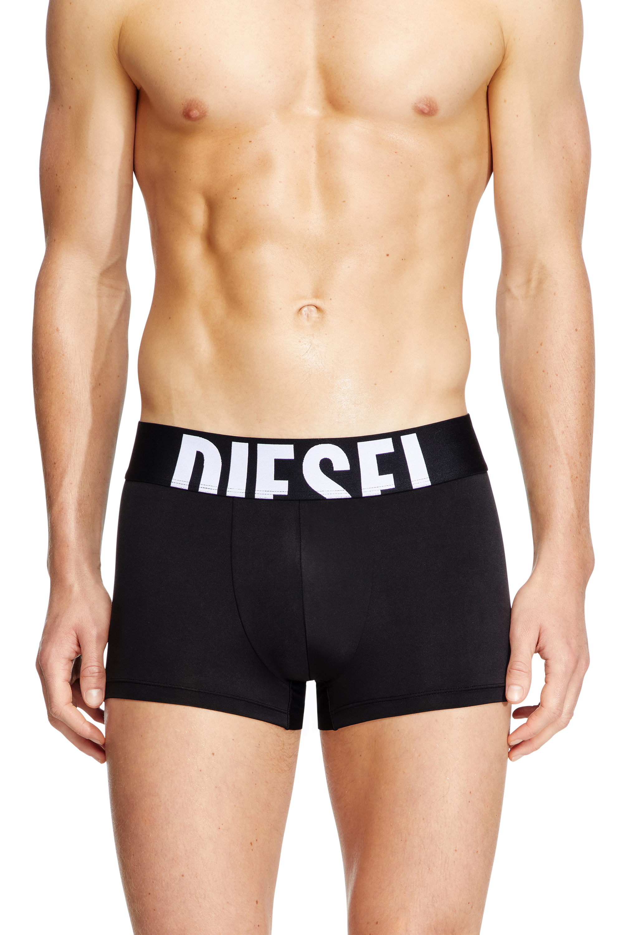 Diesel - DAMIEN-D-POP-55, Male's Boxer briefs with cut-off logo in ブラック - 2