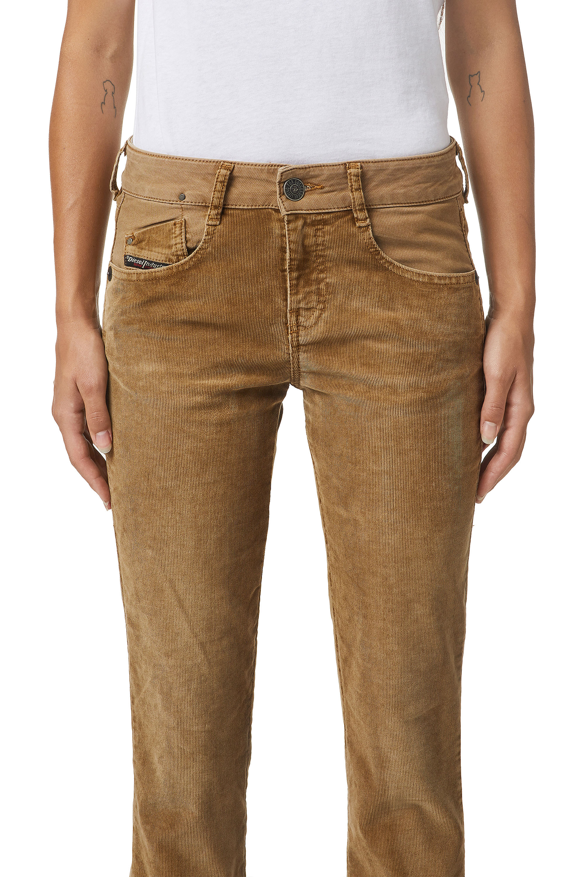 Diesel - 1969 D-EBBEY 069YA Bootcut and Flare Jeans, Brown - Image 3