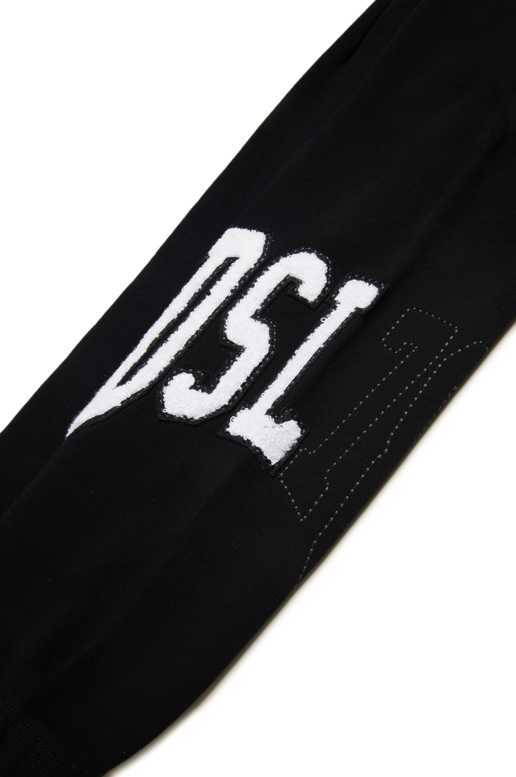 Diesel - PMARCHI, Male's Sweatpants with collegiate-style logo in ブラック - 5