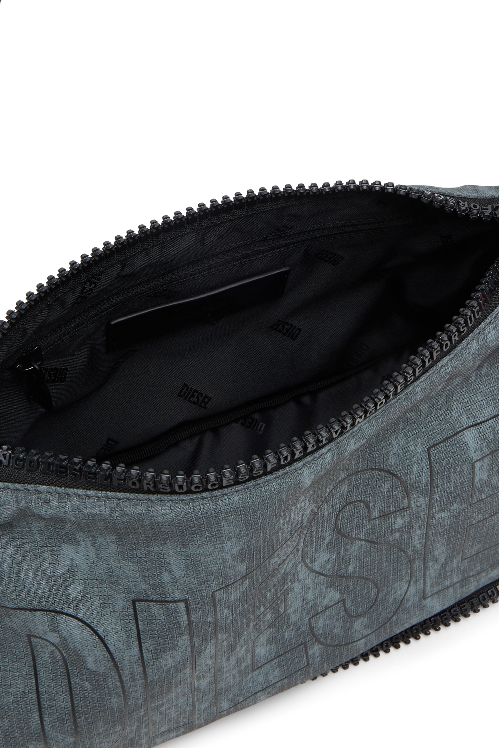 Diesel - ZIP-D CROSSBODY BAG X, Unisex's クロスボディバッグ in グレー - 5