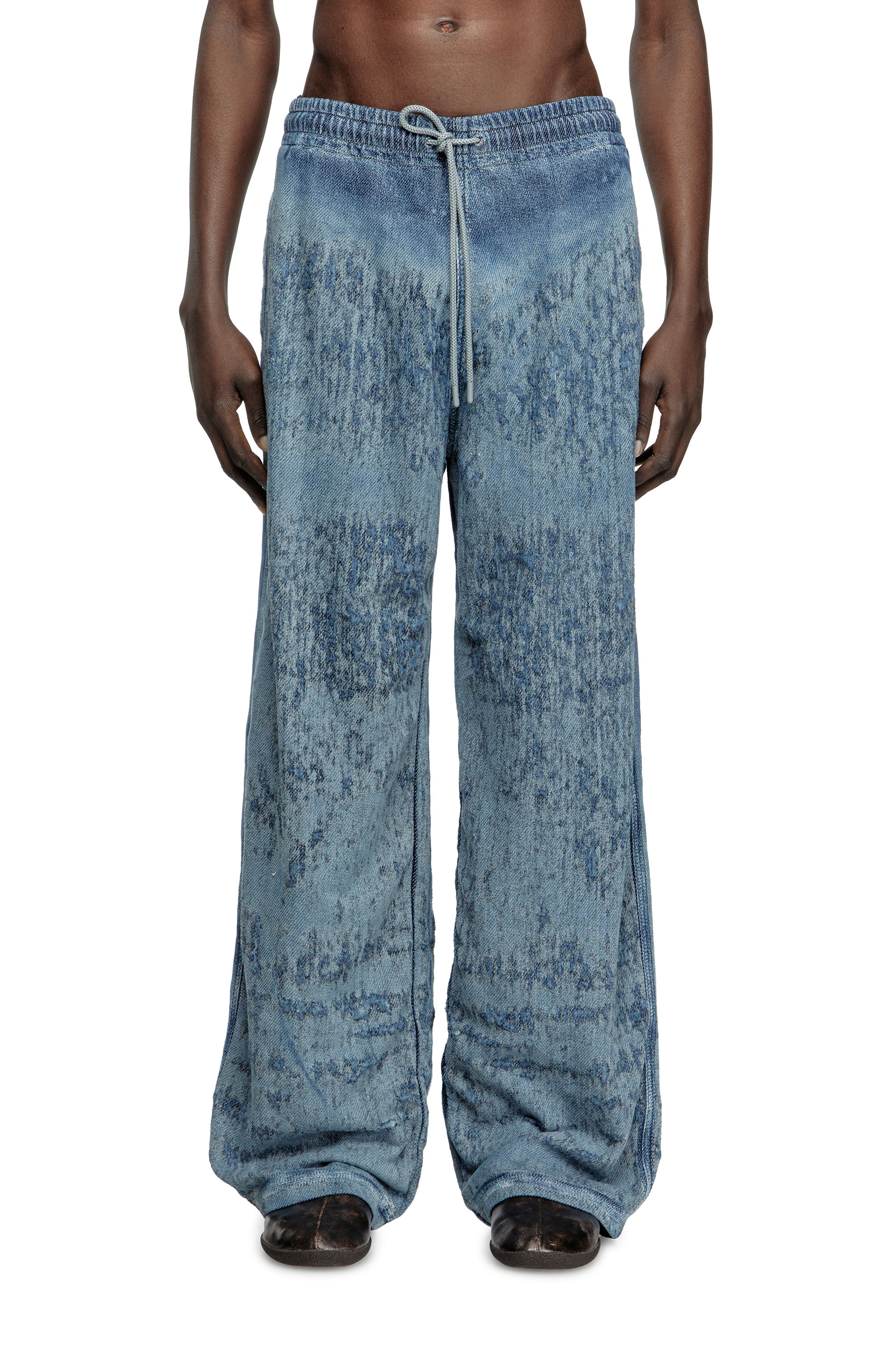 Diesel - Male's Relaxed Jeans D-Enimos 068RQ, ミディアムブルー - 1