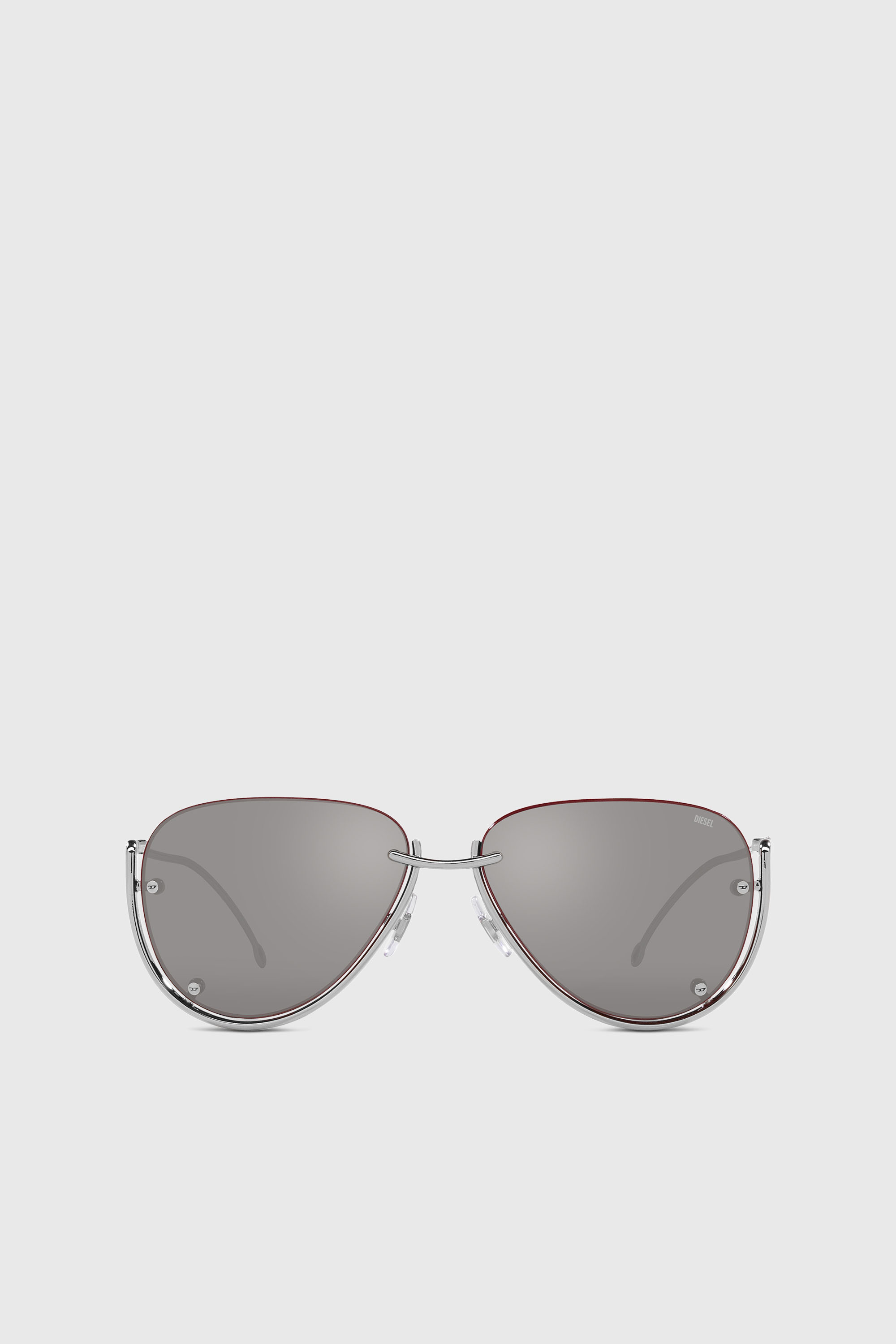 Diesel - 0DL1003, Unisex's サングラス in シルバー - 1
