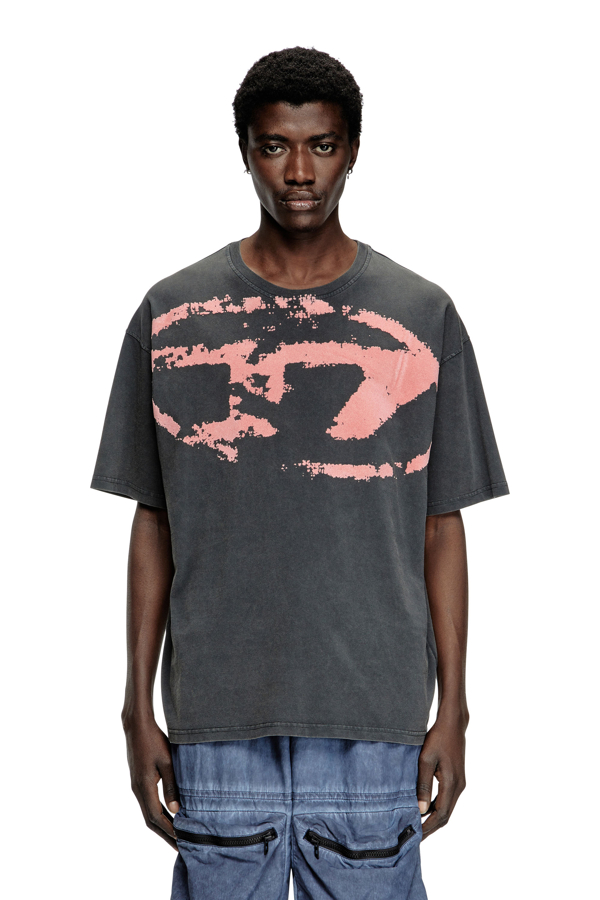 Diesel - T-BOXT-R21, Male's Tシャツ in ブラック - 3