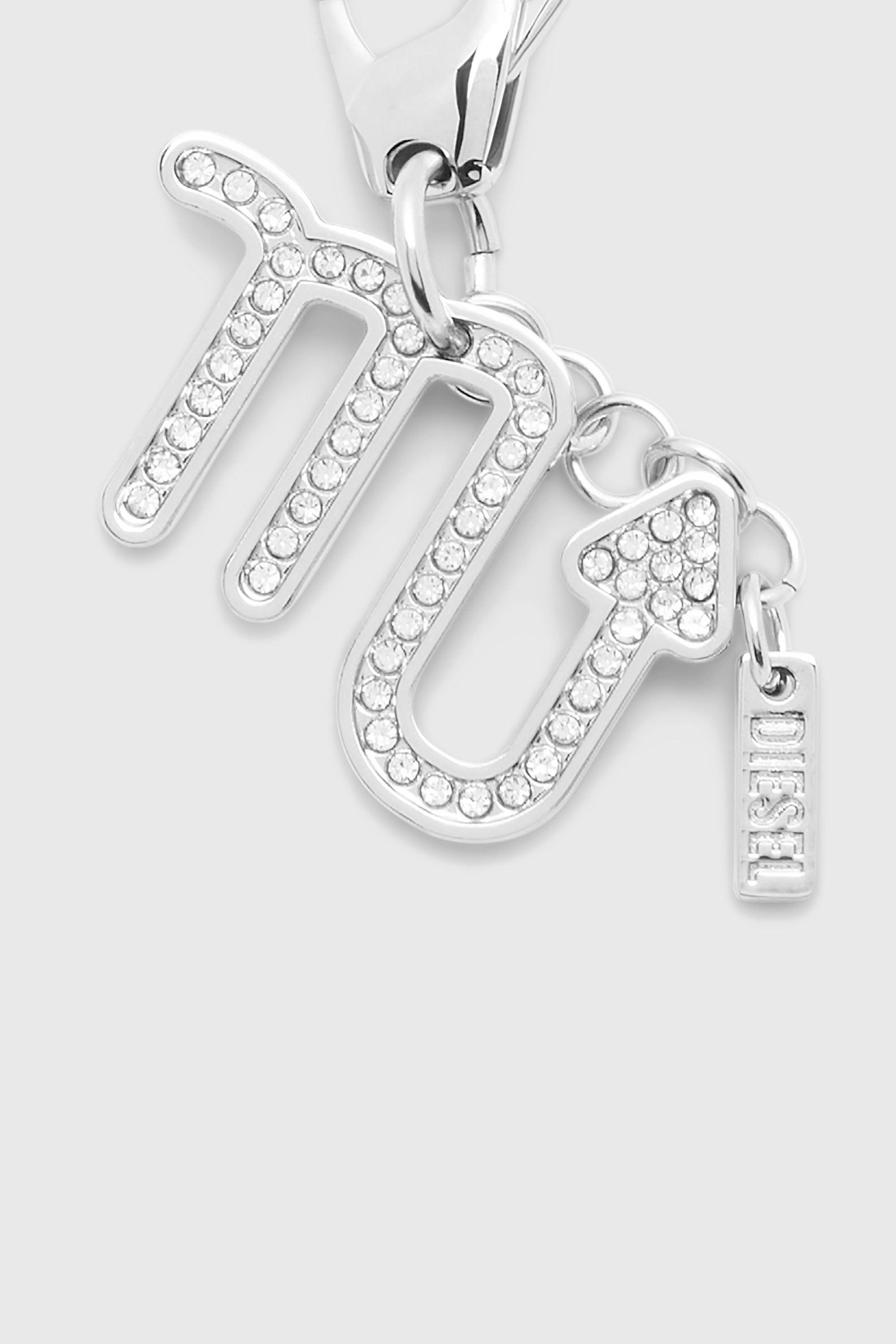 Diesel - CHARM SCORPIO, Unisex's Metal Scorpio charm with rhinestones in シルバー - 2