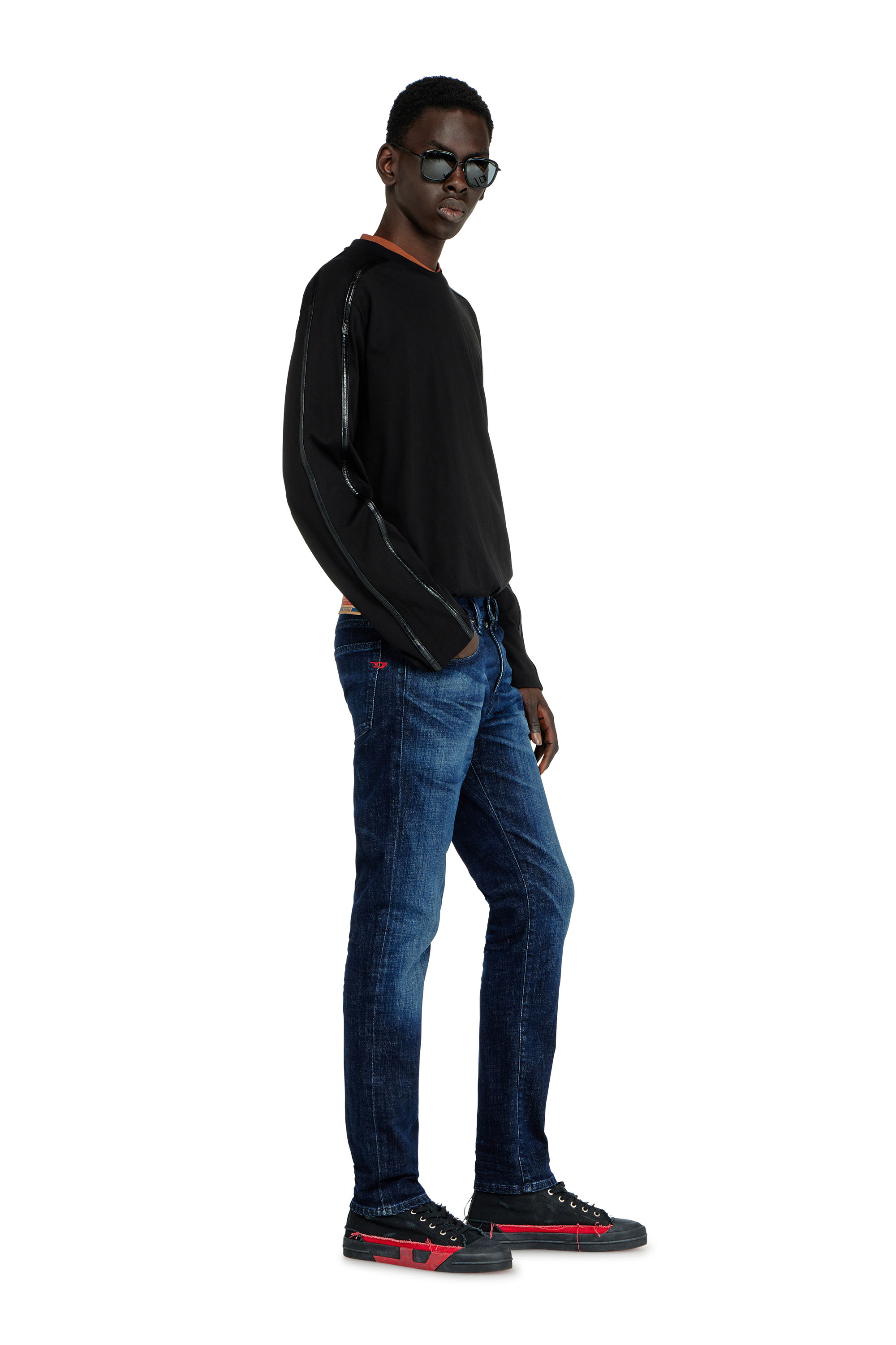 Diesel - Male's Slim Jeans 2019 D-Strukt 0ADBL, ダークブルー - 2